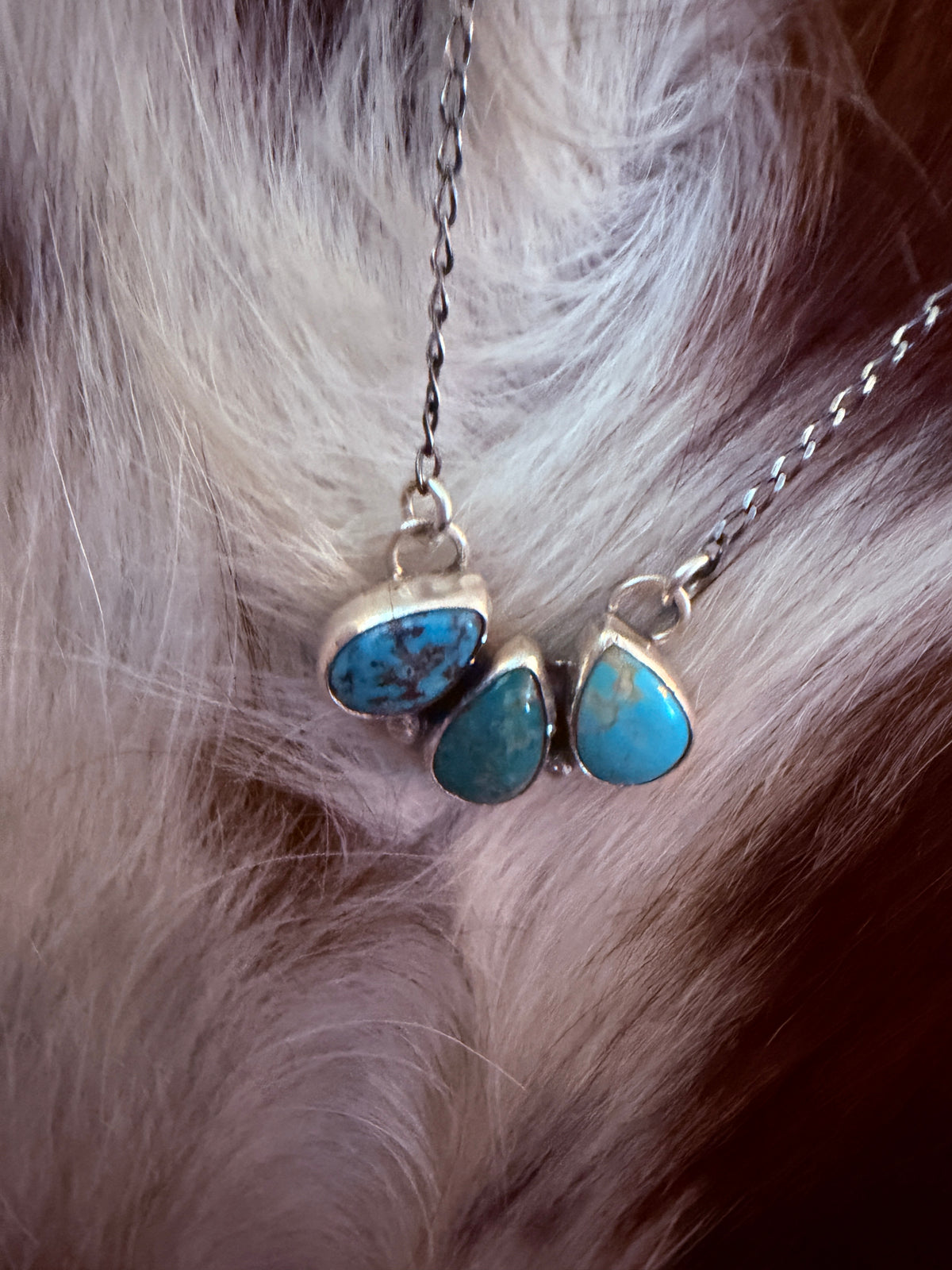 Handcrafted Turquoise & Sterling Silver Necklace