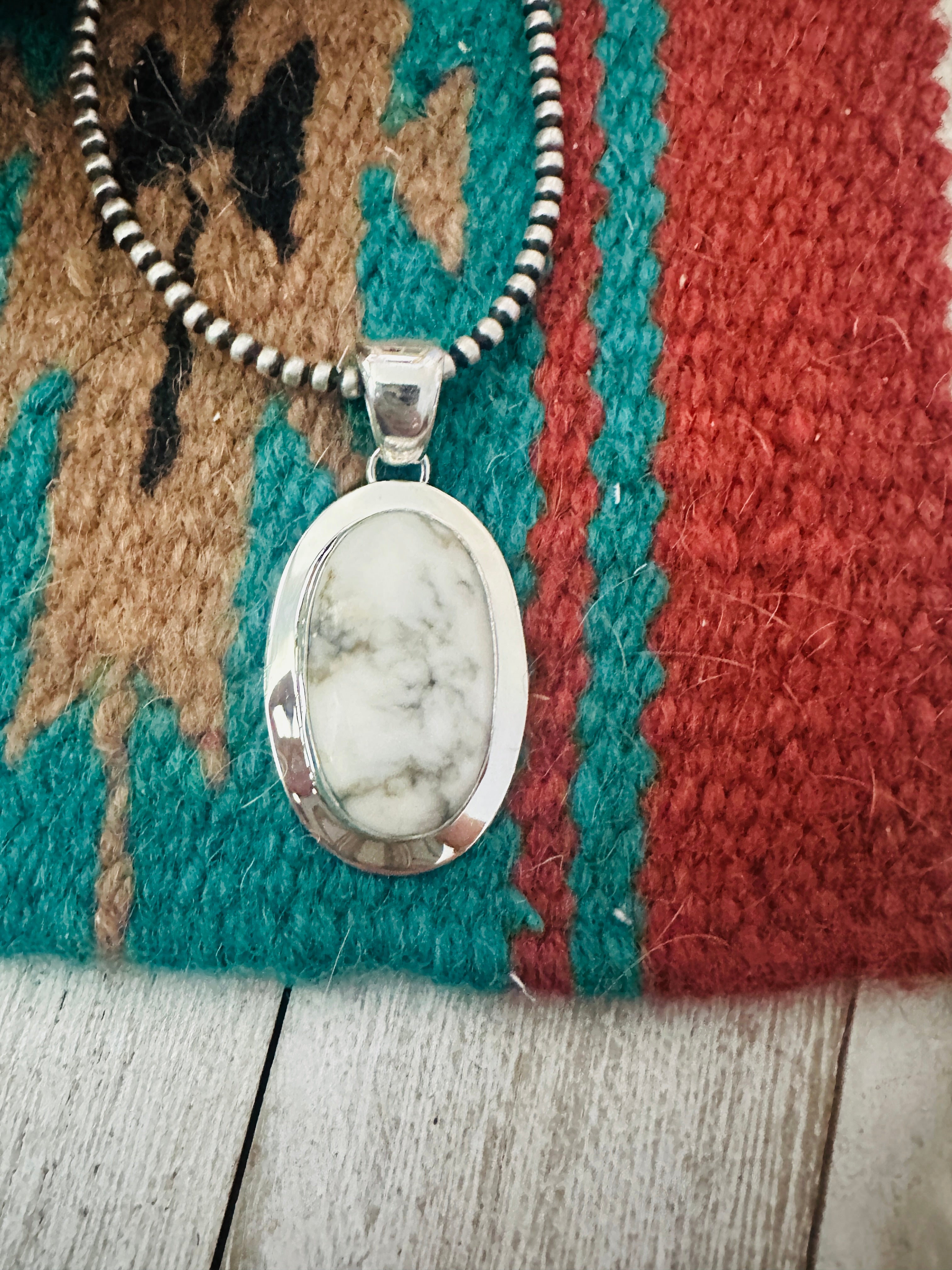 Navajo White Buffalo orders Necklace