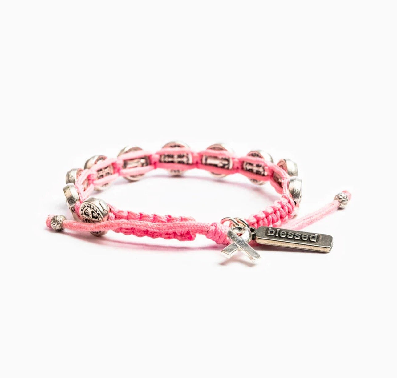 Breast Cancer Awareness Blessing Bracelet