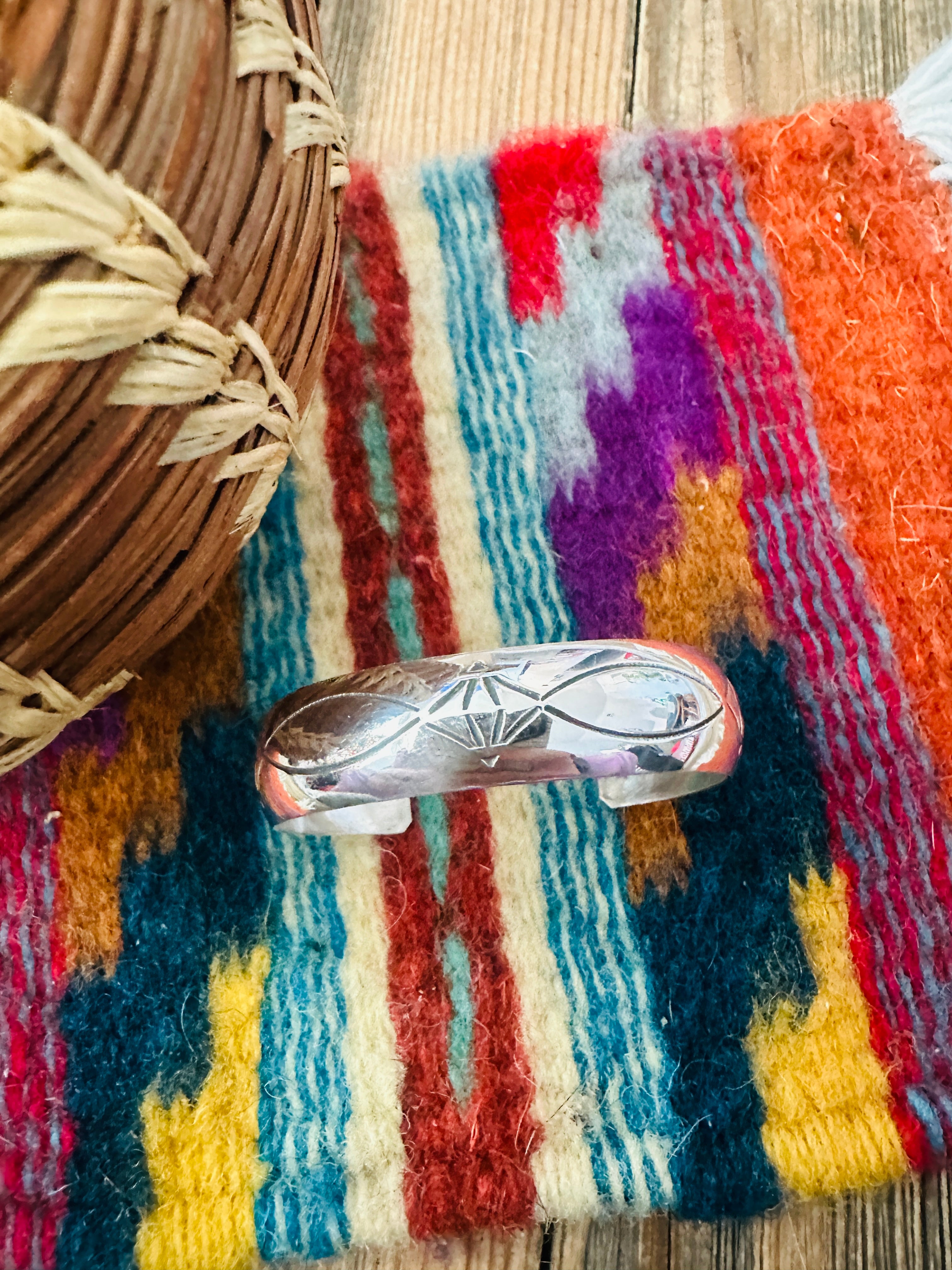 Handcrafted Sterling Silver Baby Cuff Bracelet