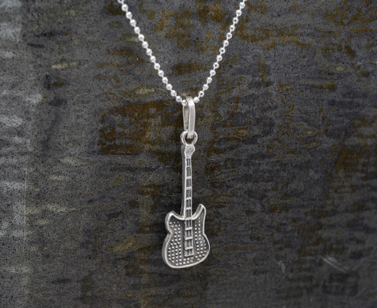 Guitar Pendant Necklace
