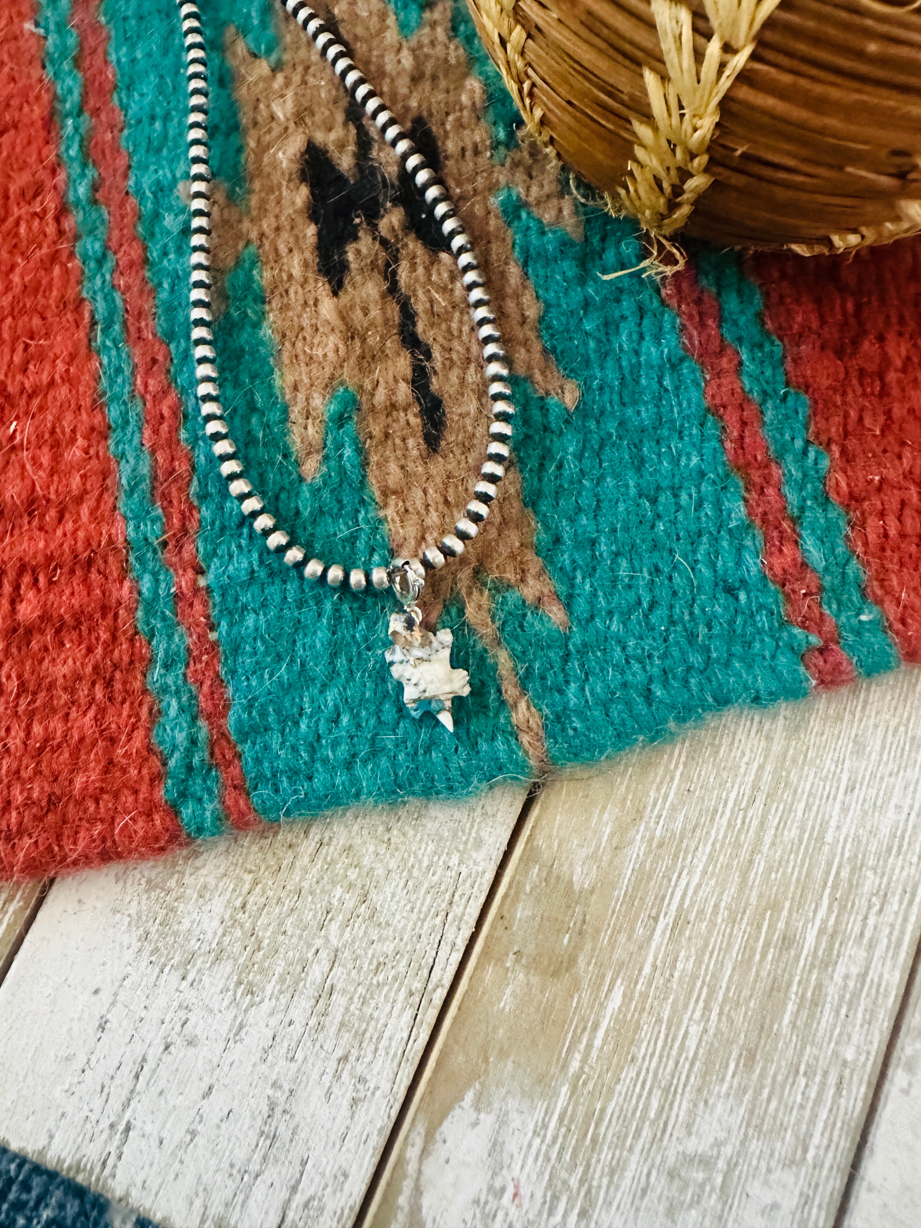 Handcrafted & Hand Carved Blue Mojave Lizard Charm