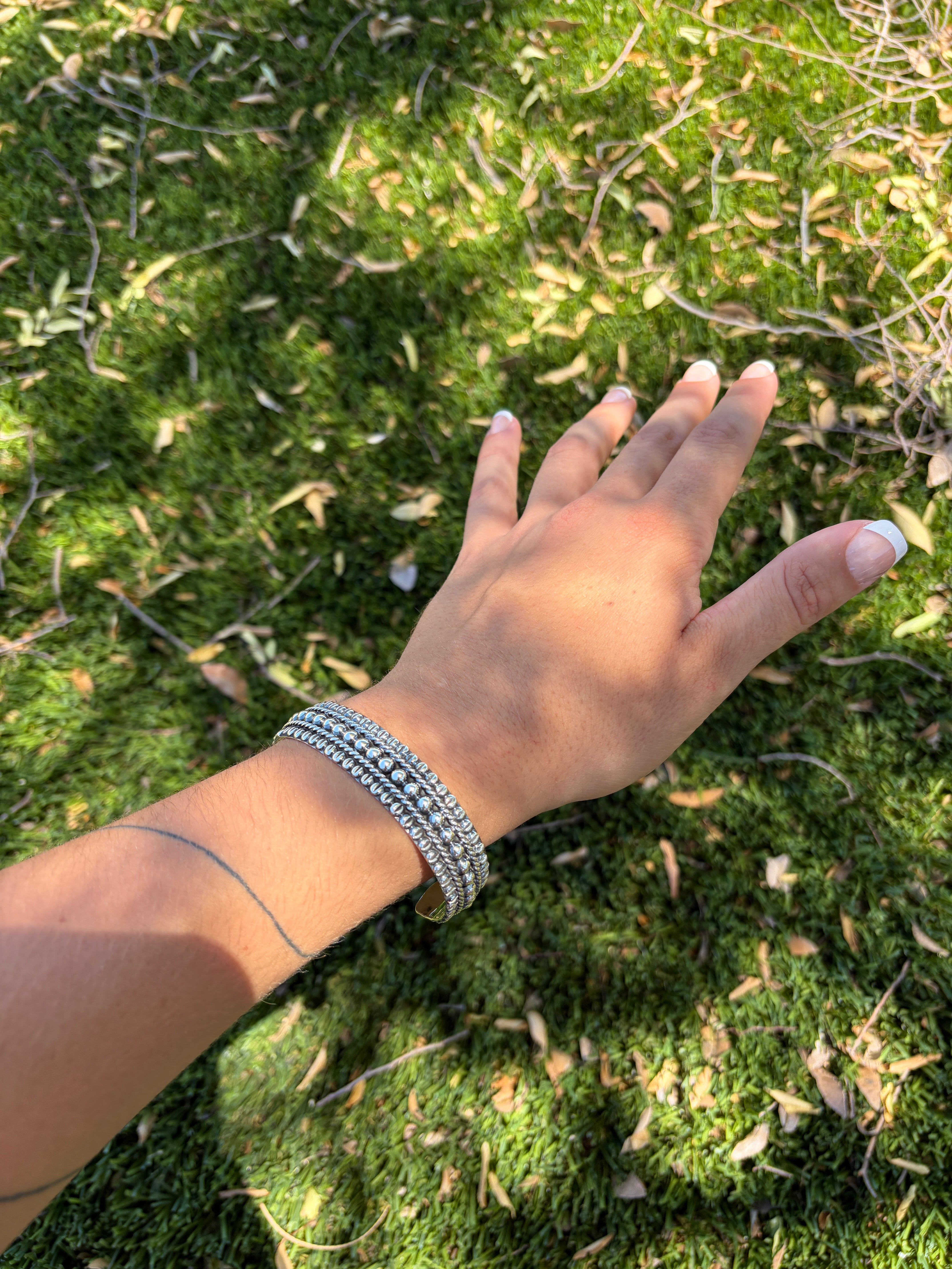 Handcrafted Sterling Silver Cuff Bracelet