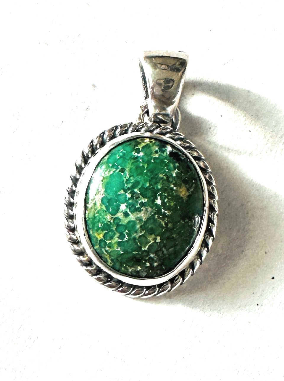 Navajo Sterling Silver & Turquoise  Pendant