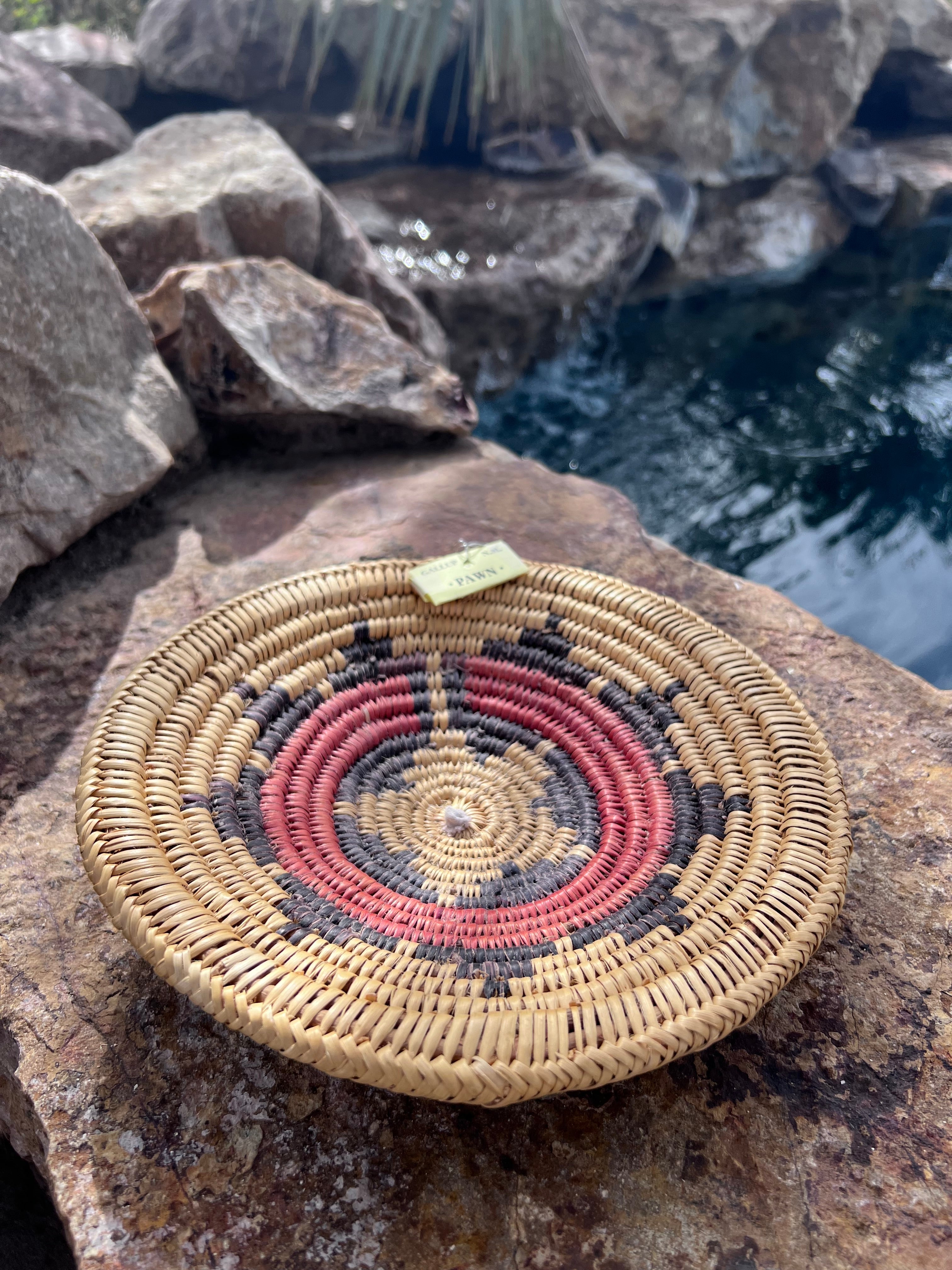 Old Pawn Handcrafted Woven Basket #9