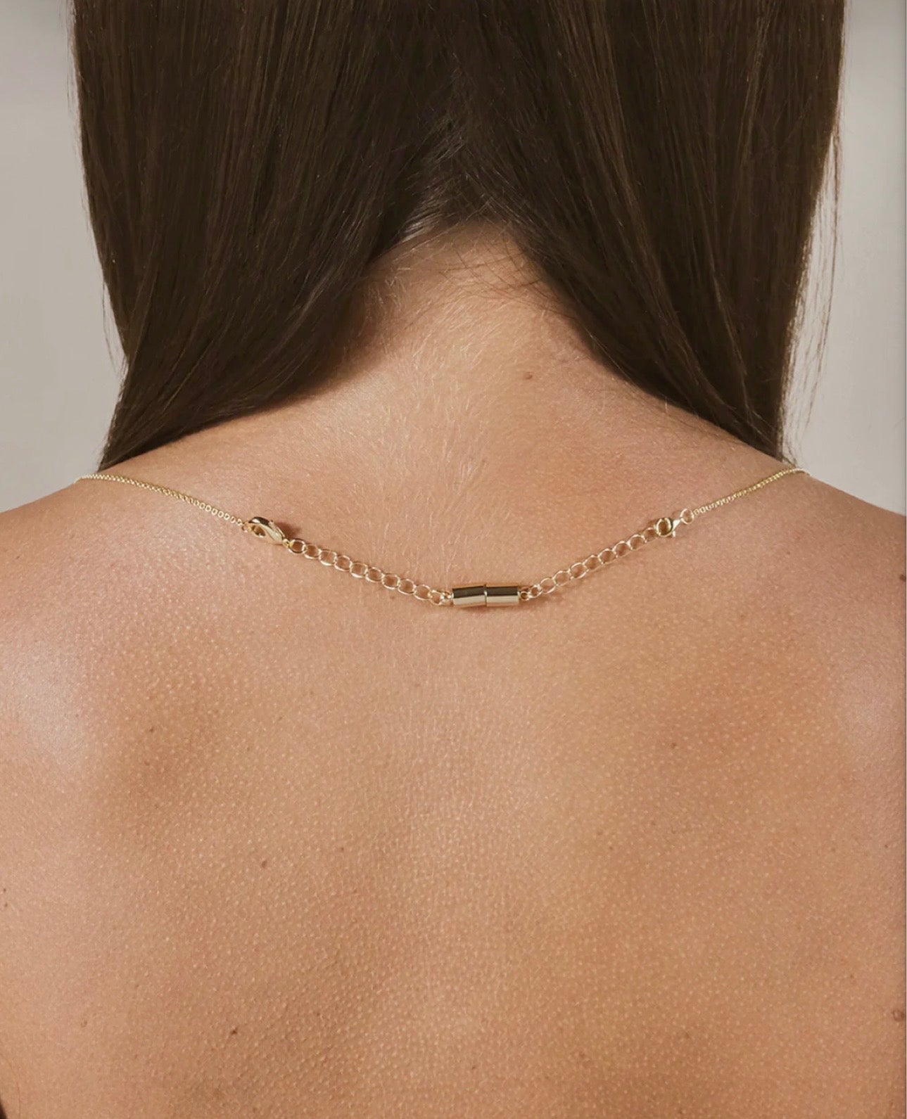 Magnetic Necklace Extender- Gold
