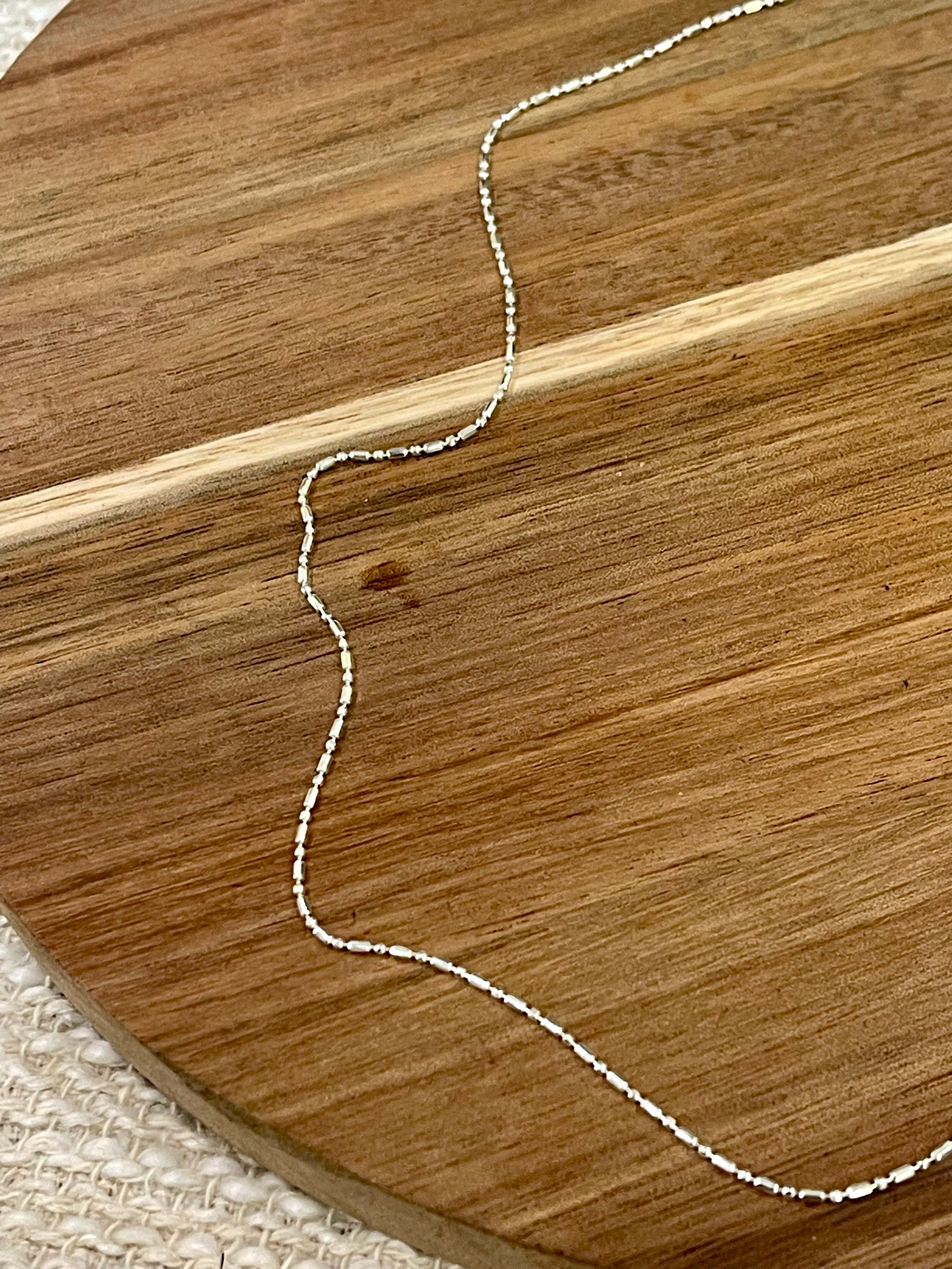 Handmade In Mexico Sterling Silver Chain Necklace