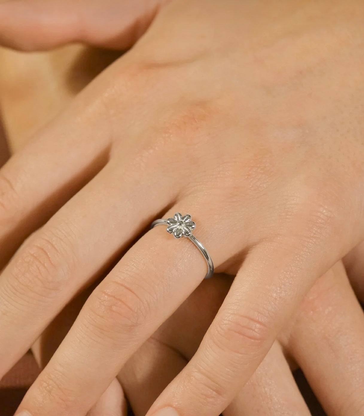 Halley Sterling Silver Flower Ring