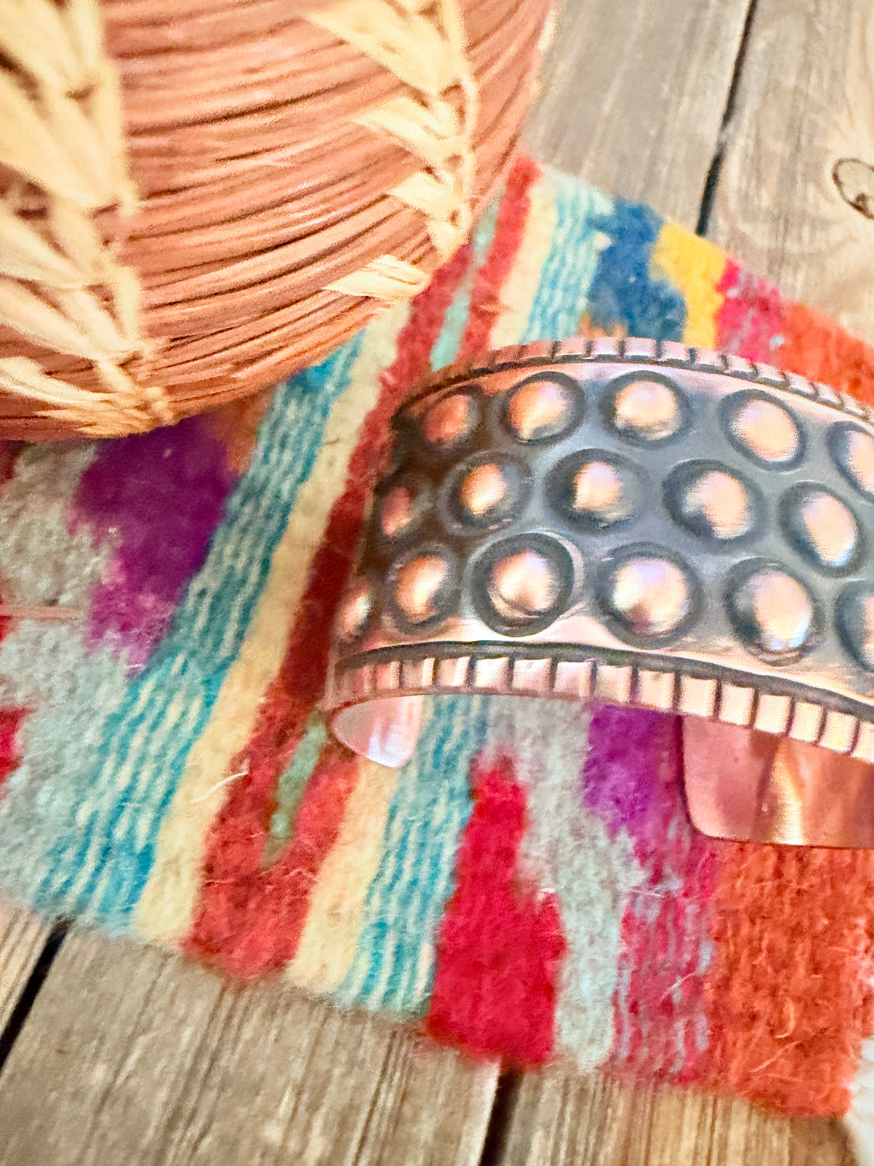Handcrafted Copper Cuff Bracelet Jake Tahe