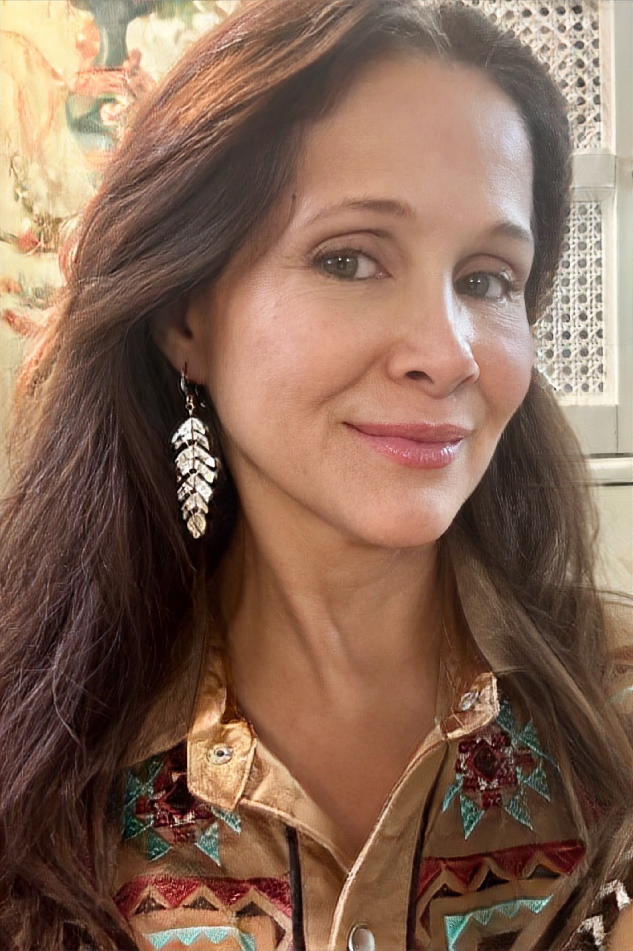 Scoured & Sectioned Feather Earrings