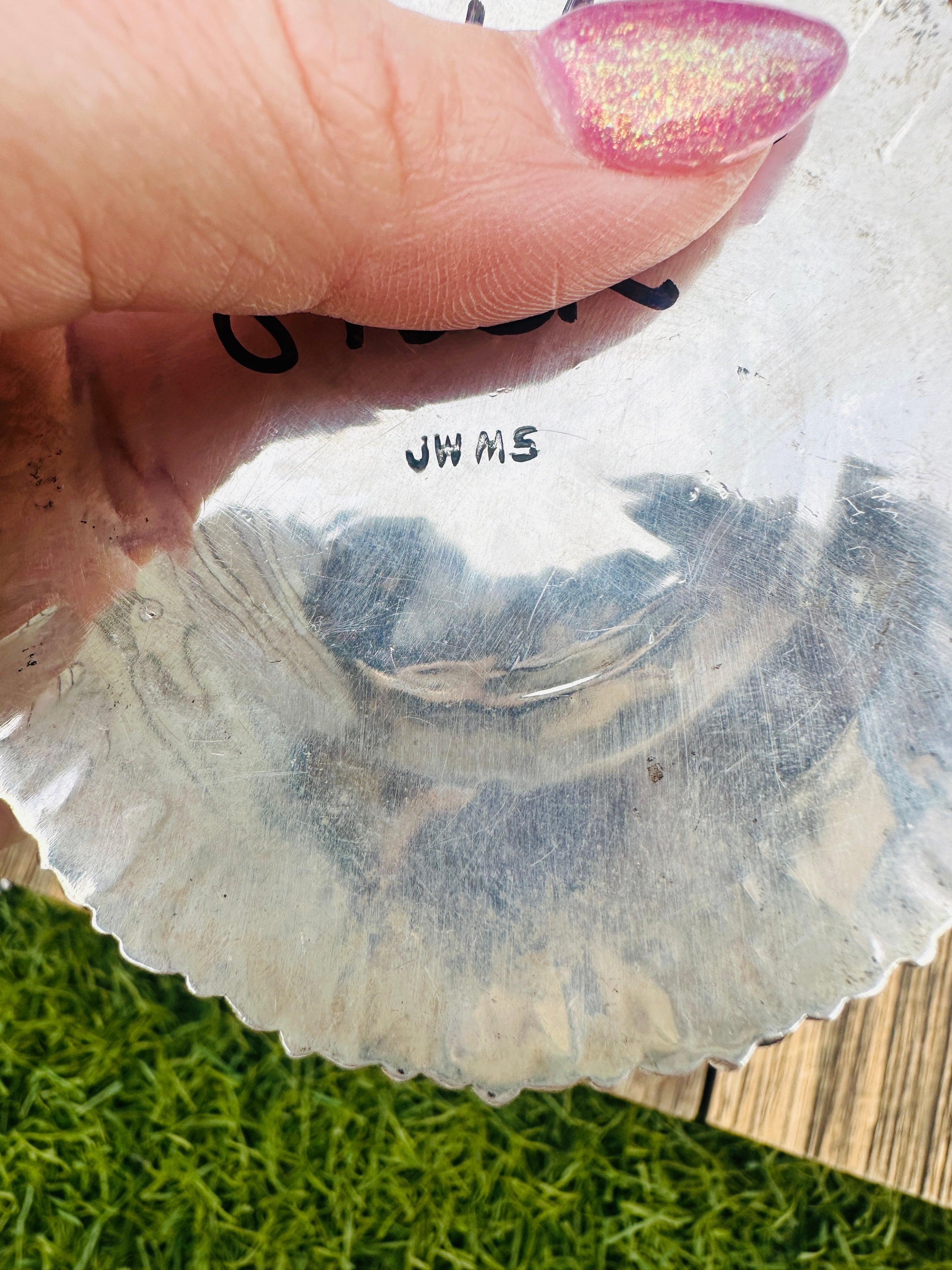 Handcrafted Royston Turquoise & Sterling Silver Cluster Necklace by Juliana Williams