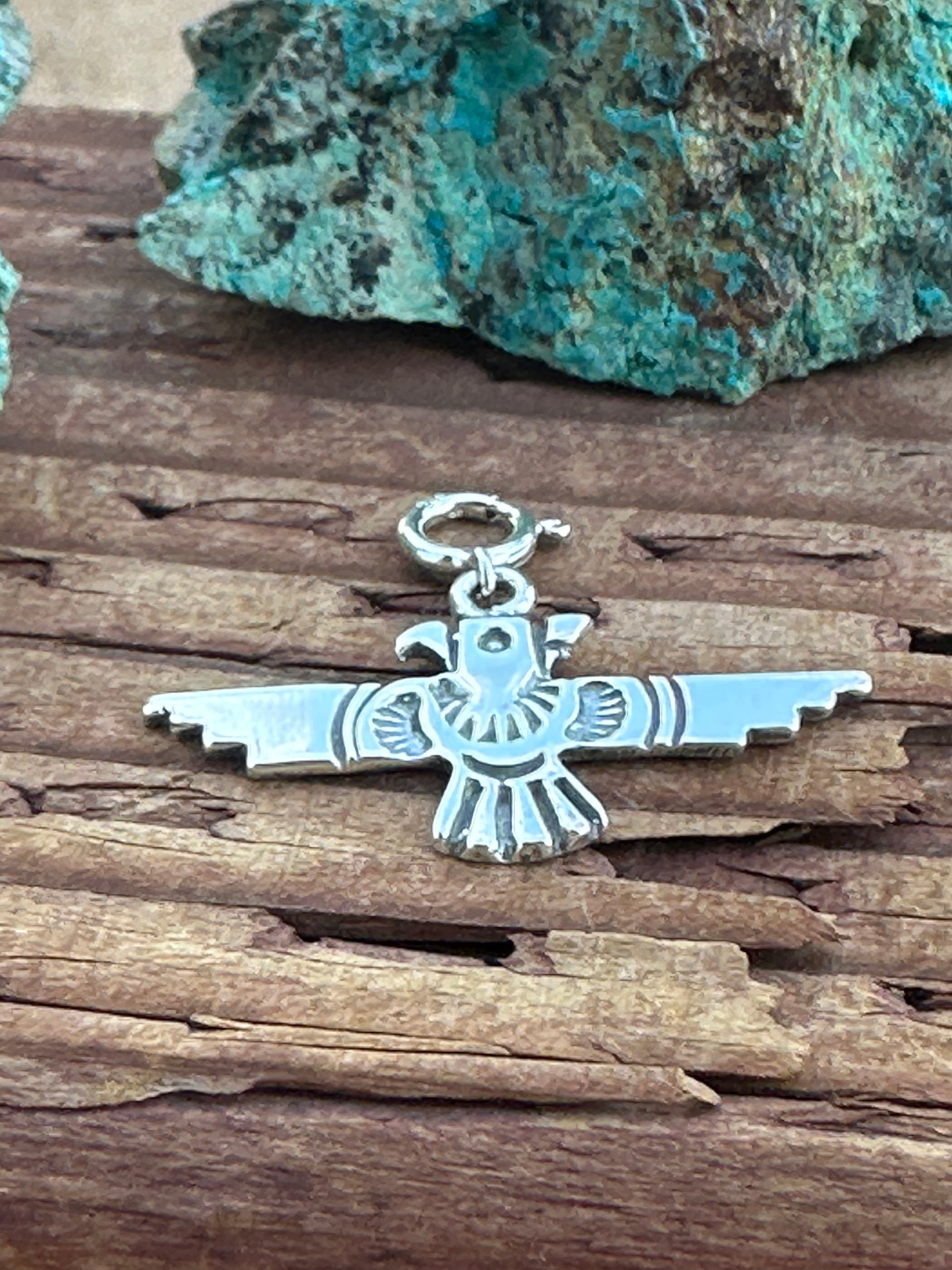 Navajo Crafted Sterling Silver Kachina  Charm