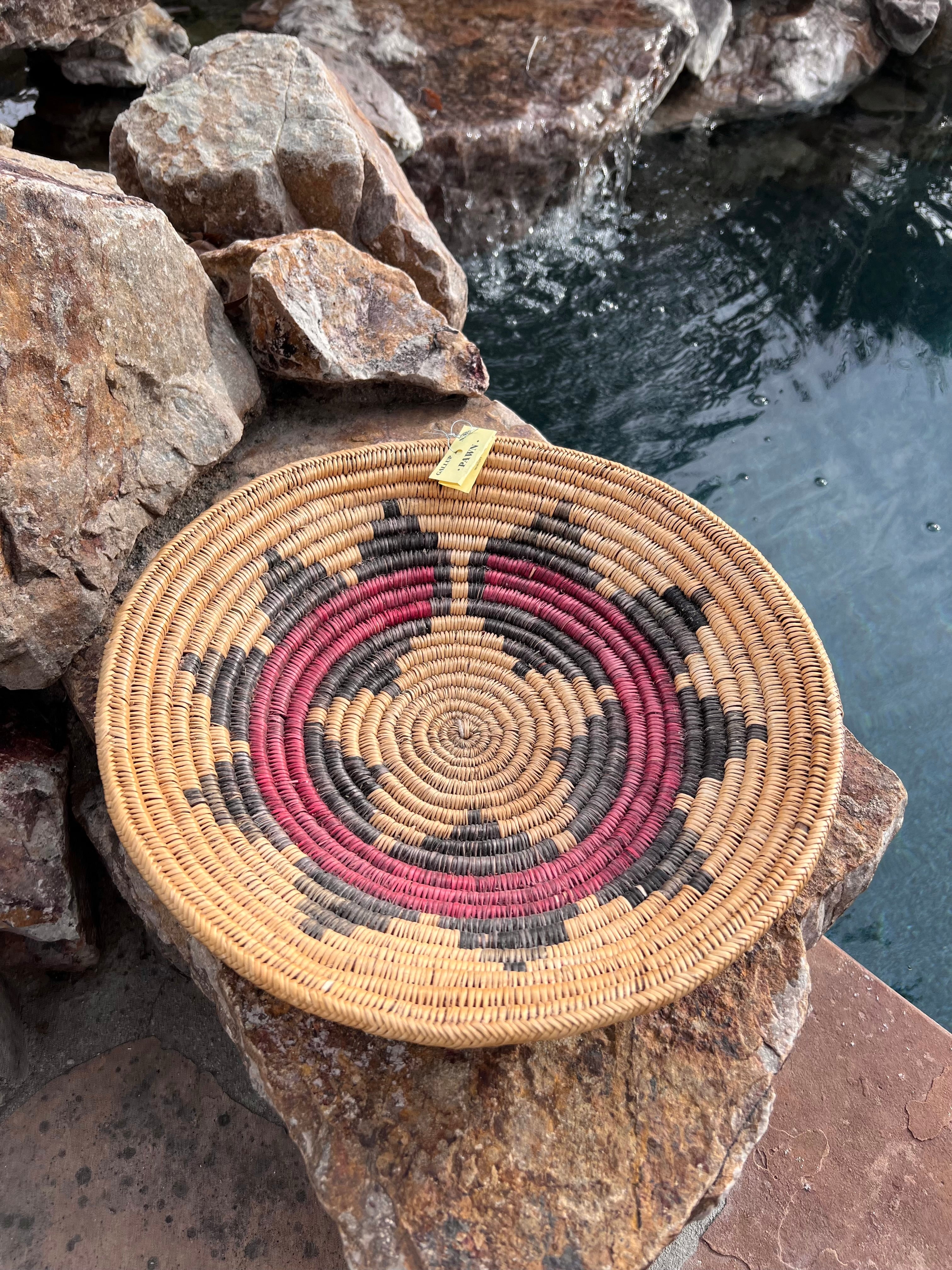 Old Pawn Handcrafted Woven Basket #8