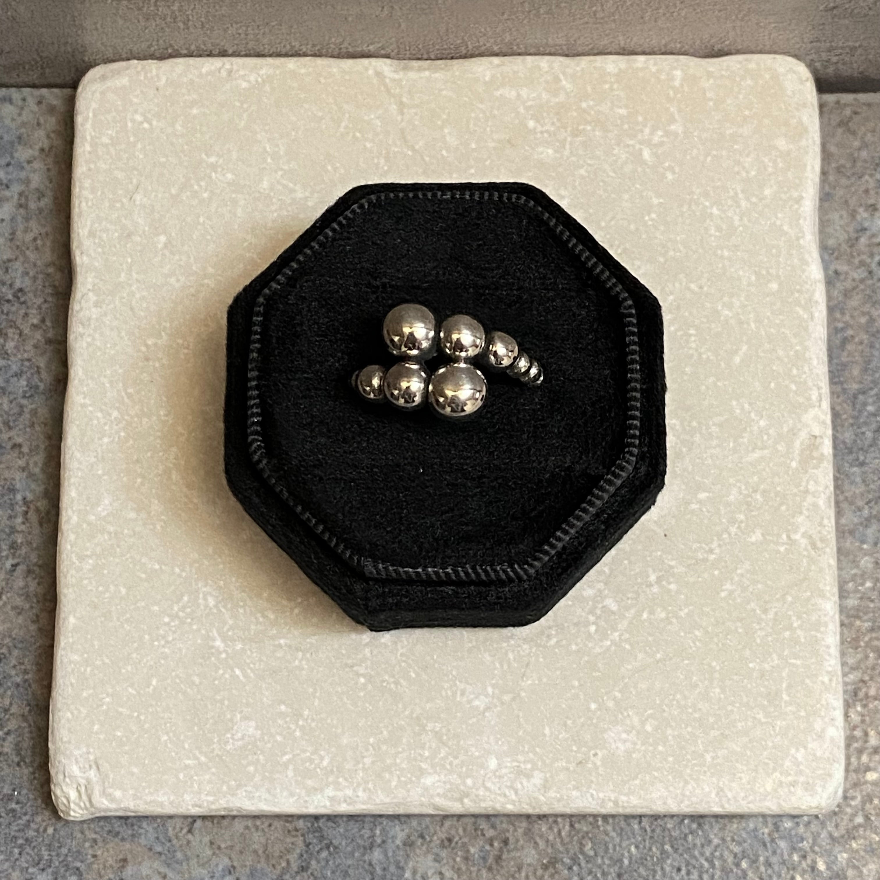 Sterling Silver Bubble Strand Ring