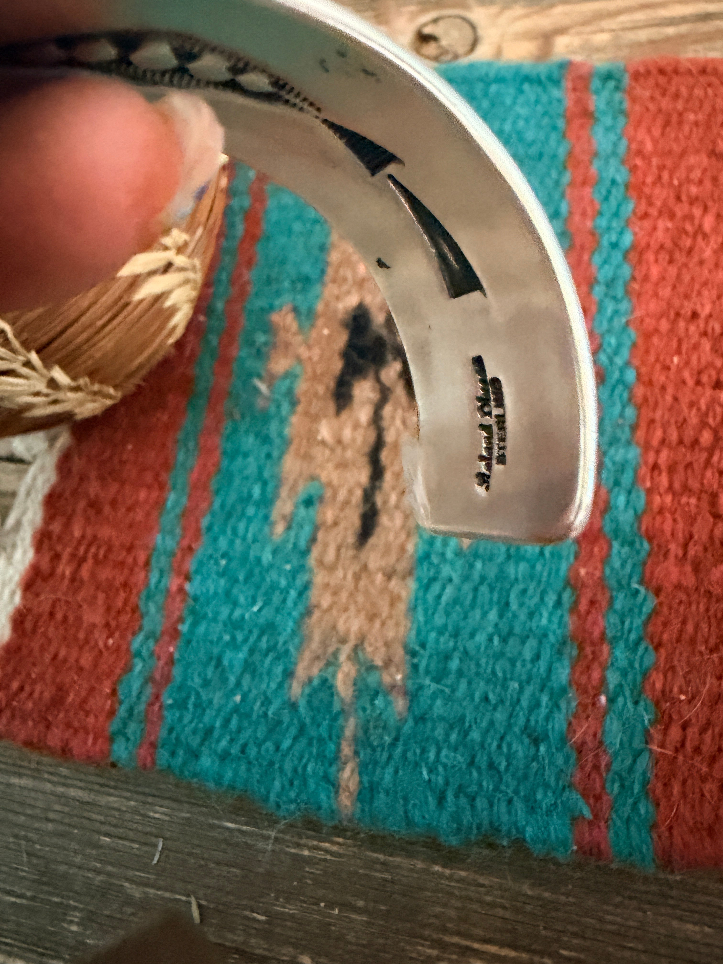 Handcrafted Sterling Silver Cuff Bracelet by Roland Dixson