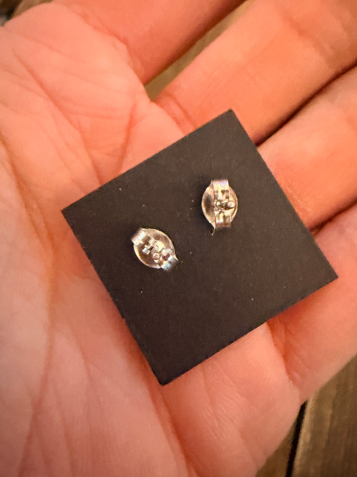 Handcrafted Onyx & Sterling Silver Stud Earrings