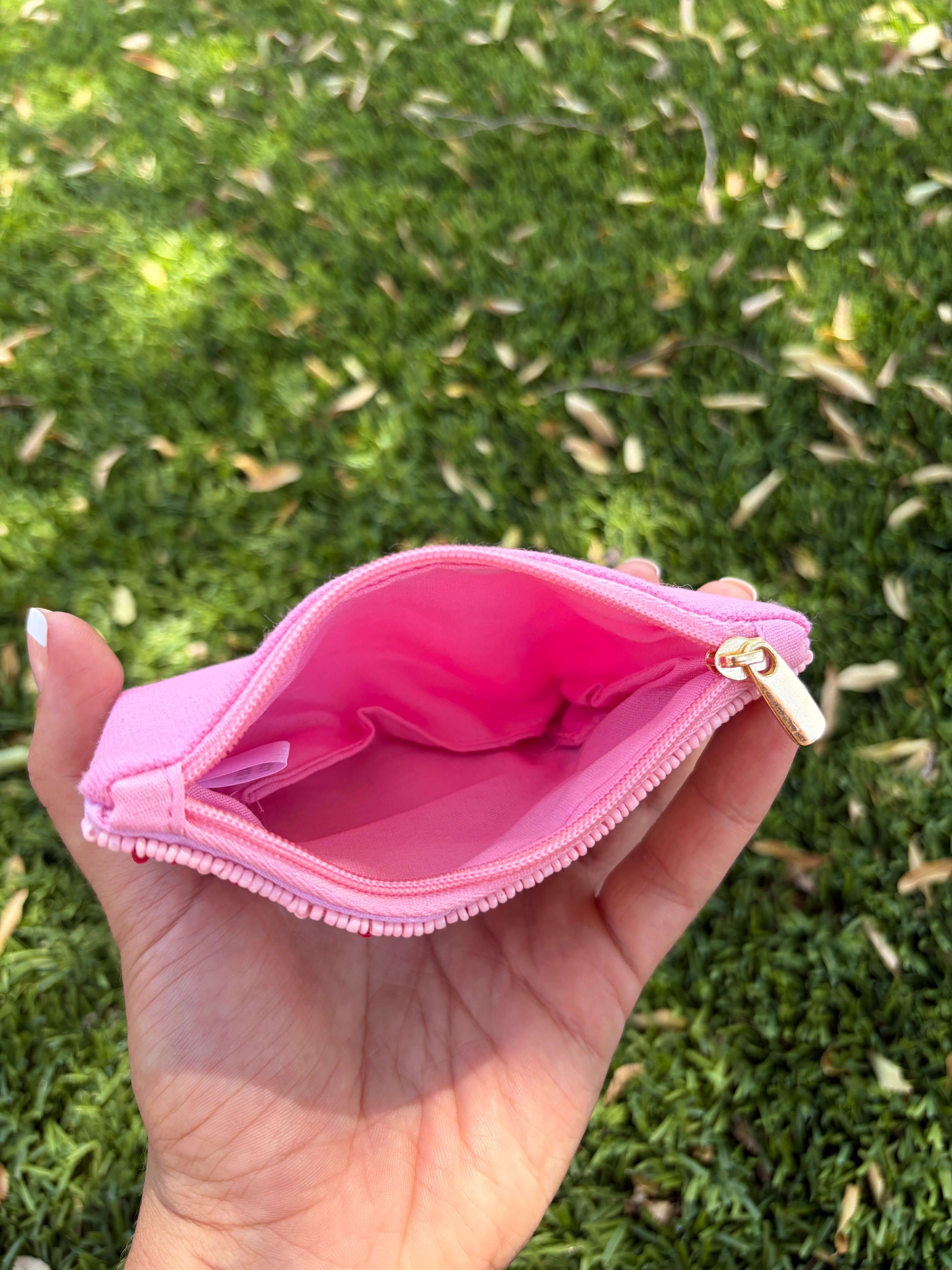 Handmade Beaded “Botox Money” Coin Purse