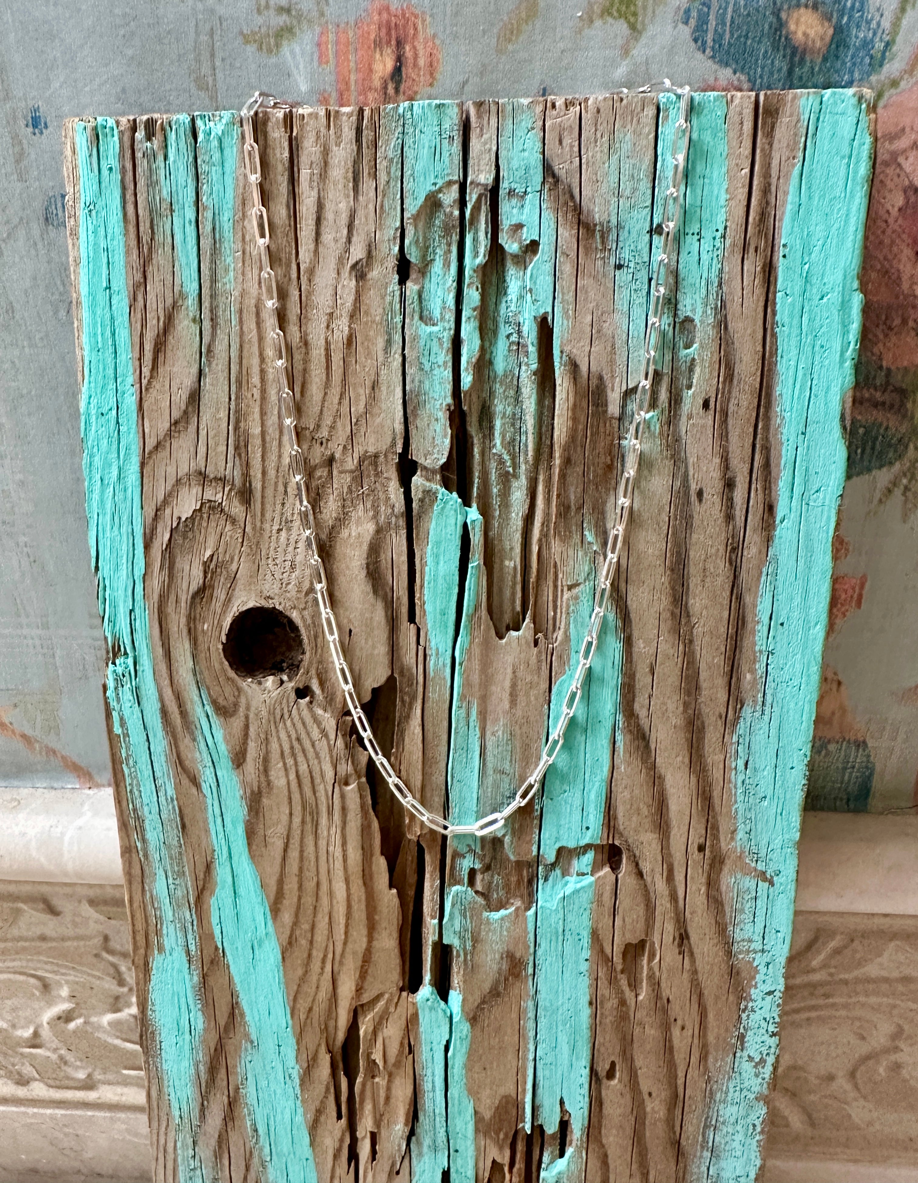 3mm Paperclip Chain 16” Necklace