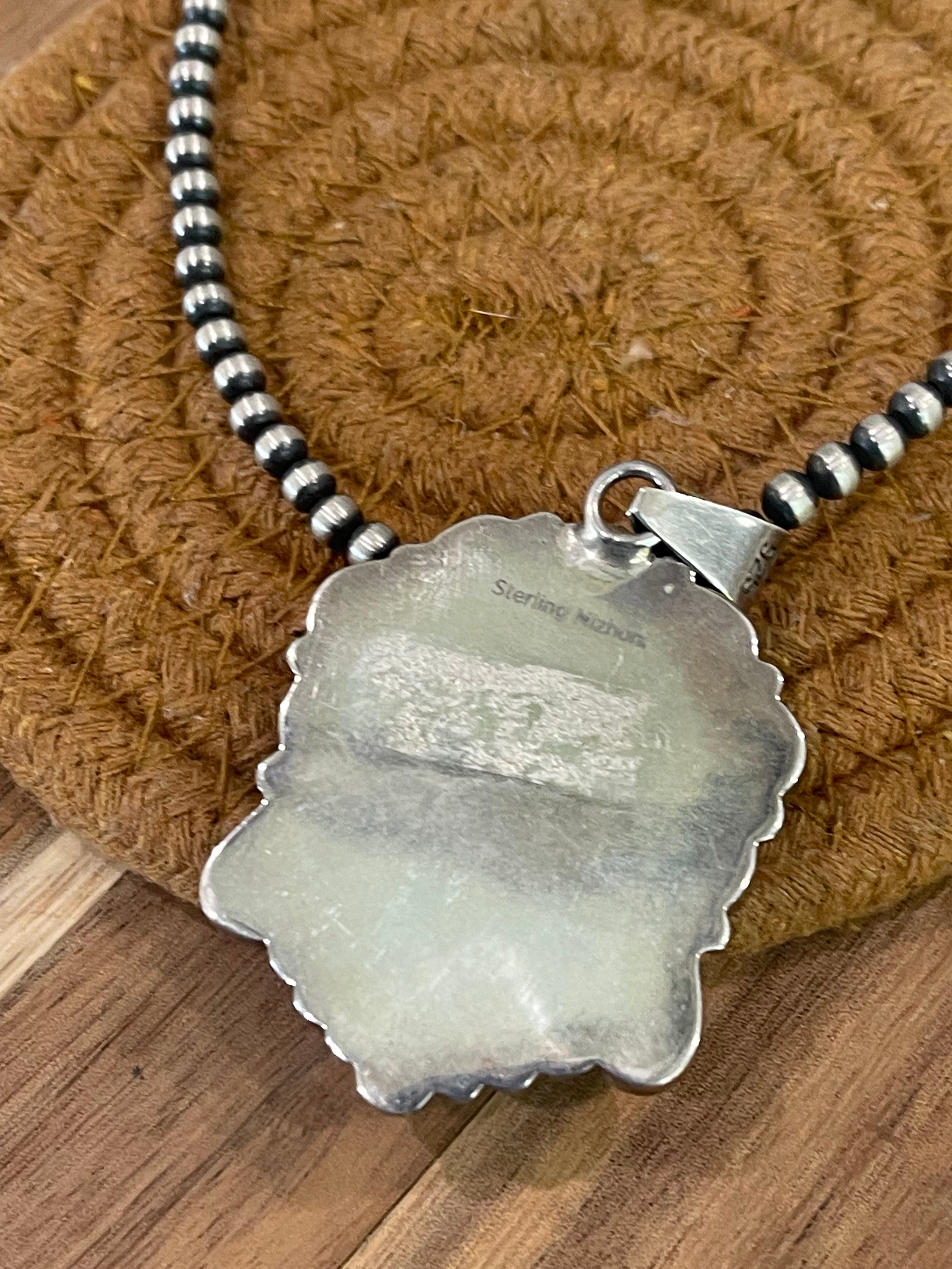 Handmade Sterling Silver & Multi Stone Sunface Pendant