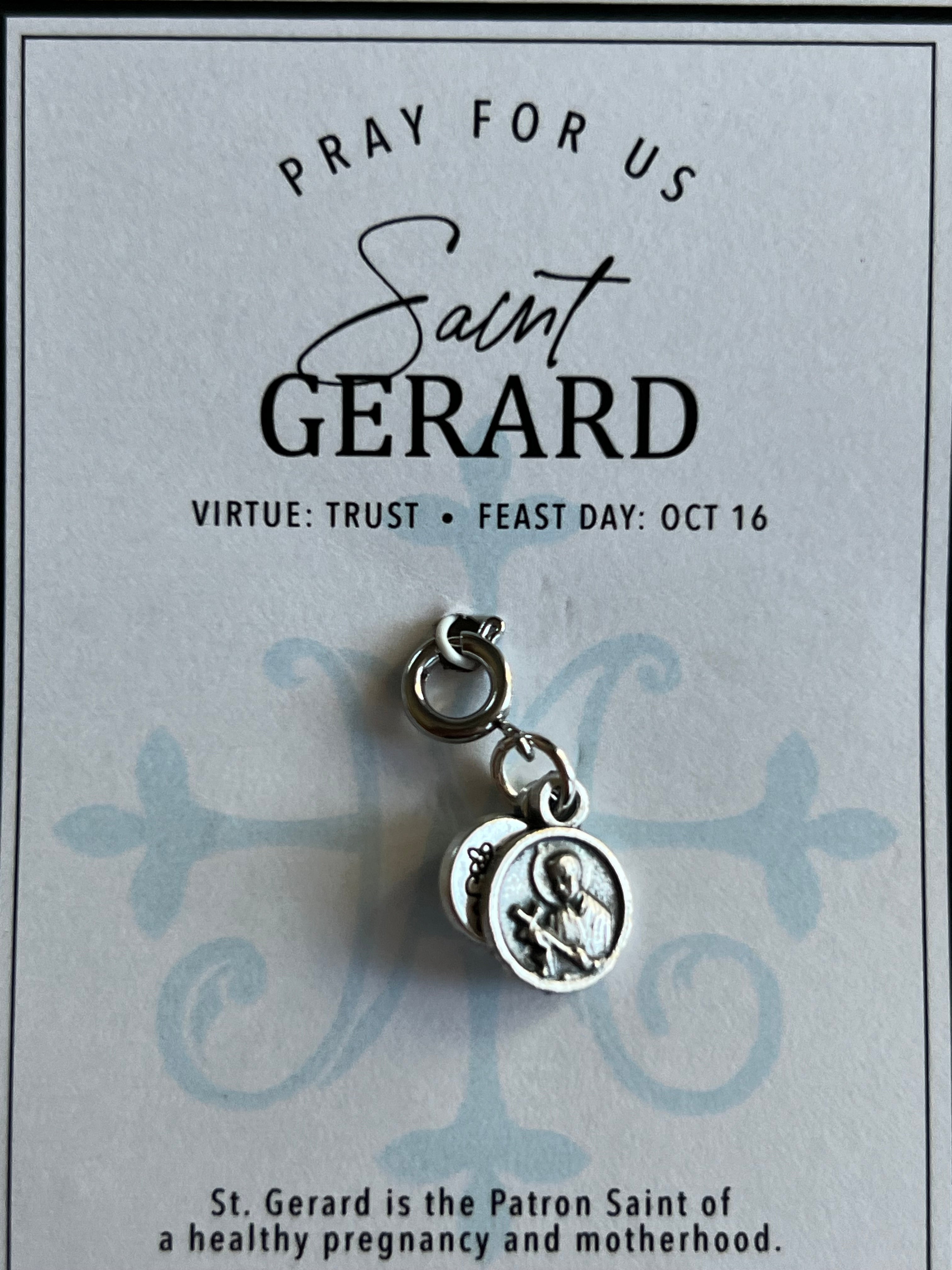 Saint Gerard Medal Charm