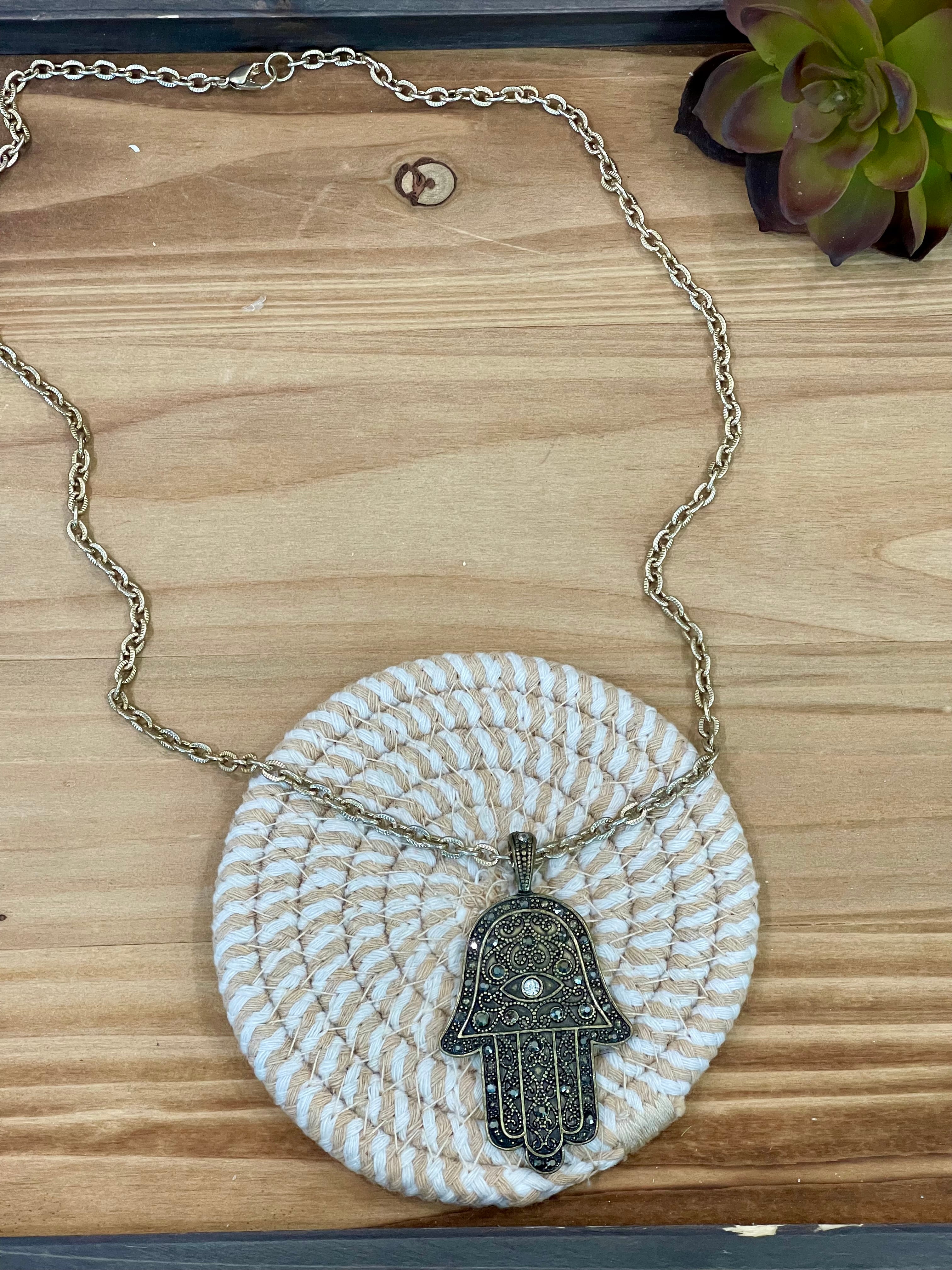 The Bijoux Vault Vintage Gold Plated  Chain  Necklace