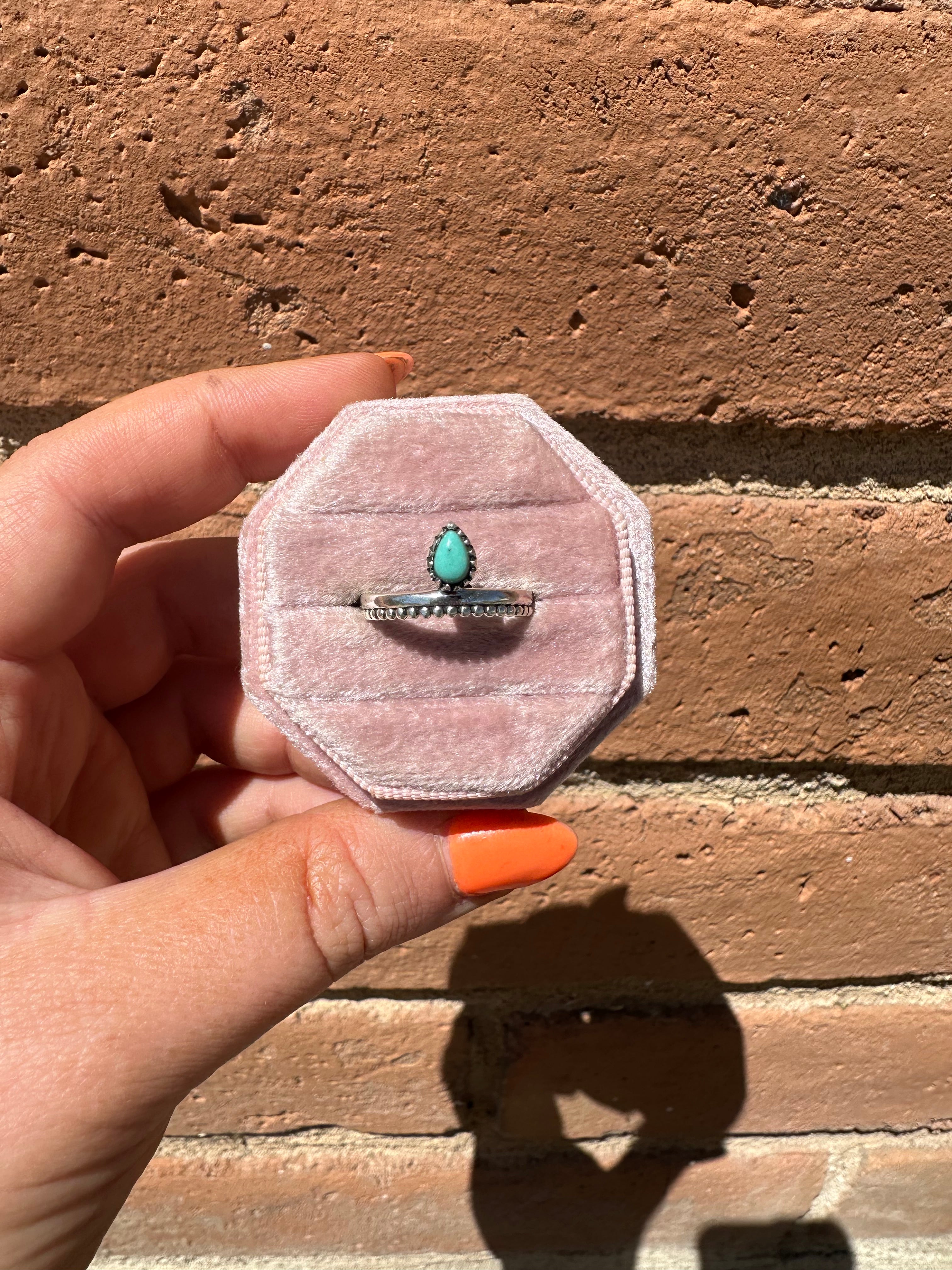 The Bisbee Beautiful Handmade Turquoise And Sterling Silver Adjustable Ring