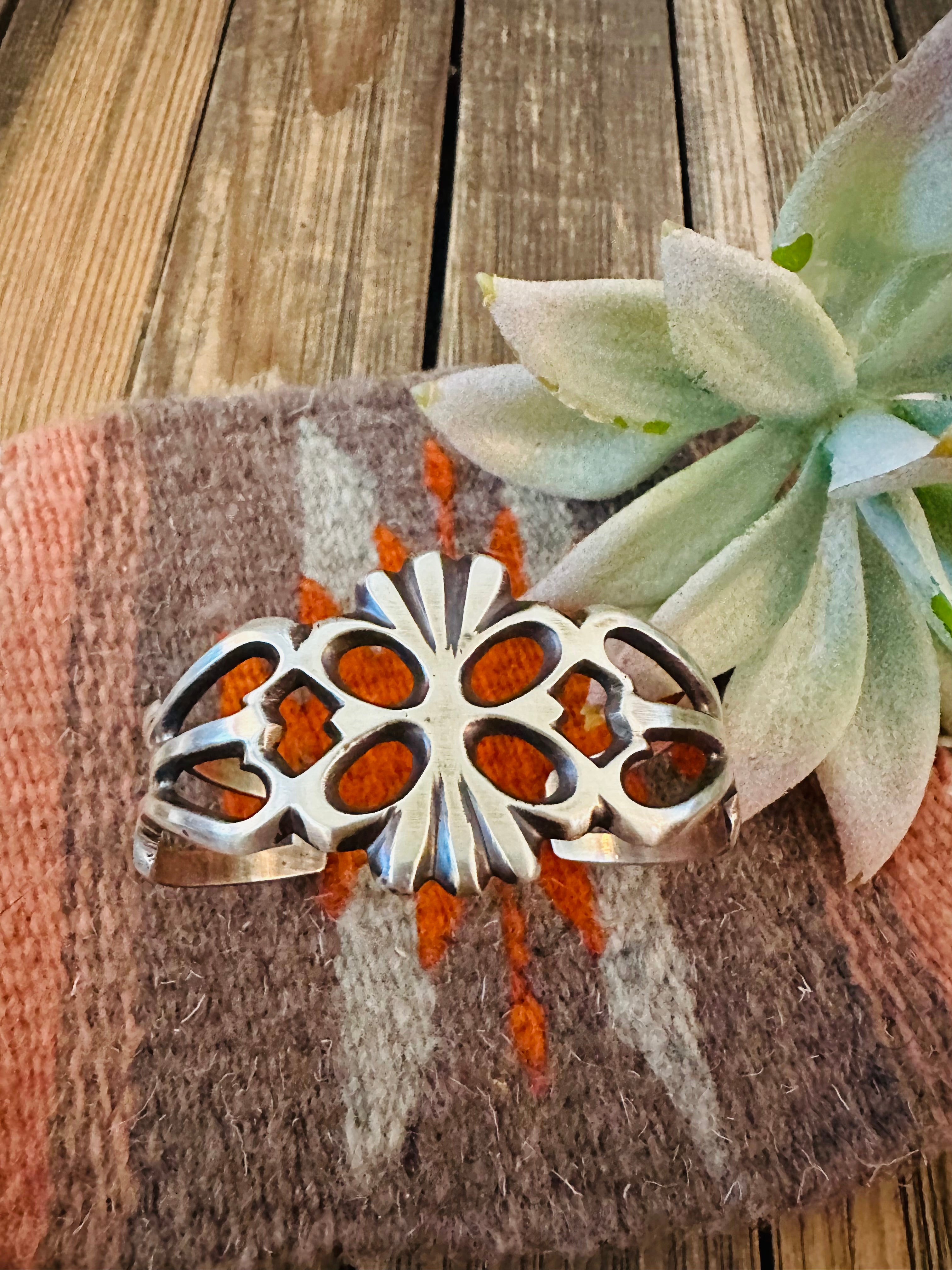 Navajo Sterling Silver Cuff Bracelet