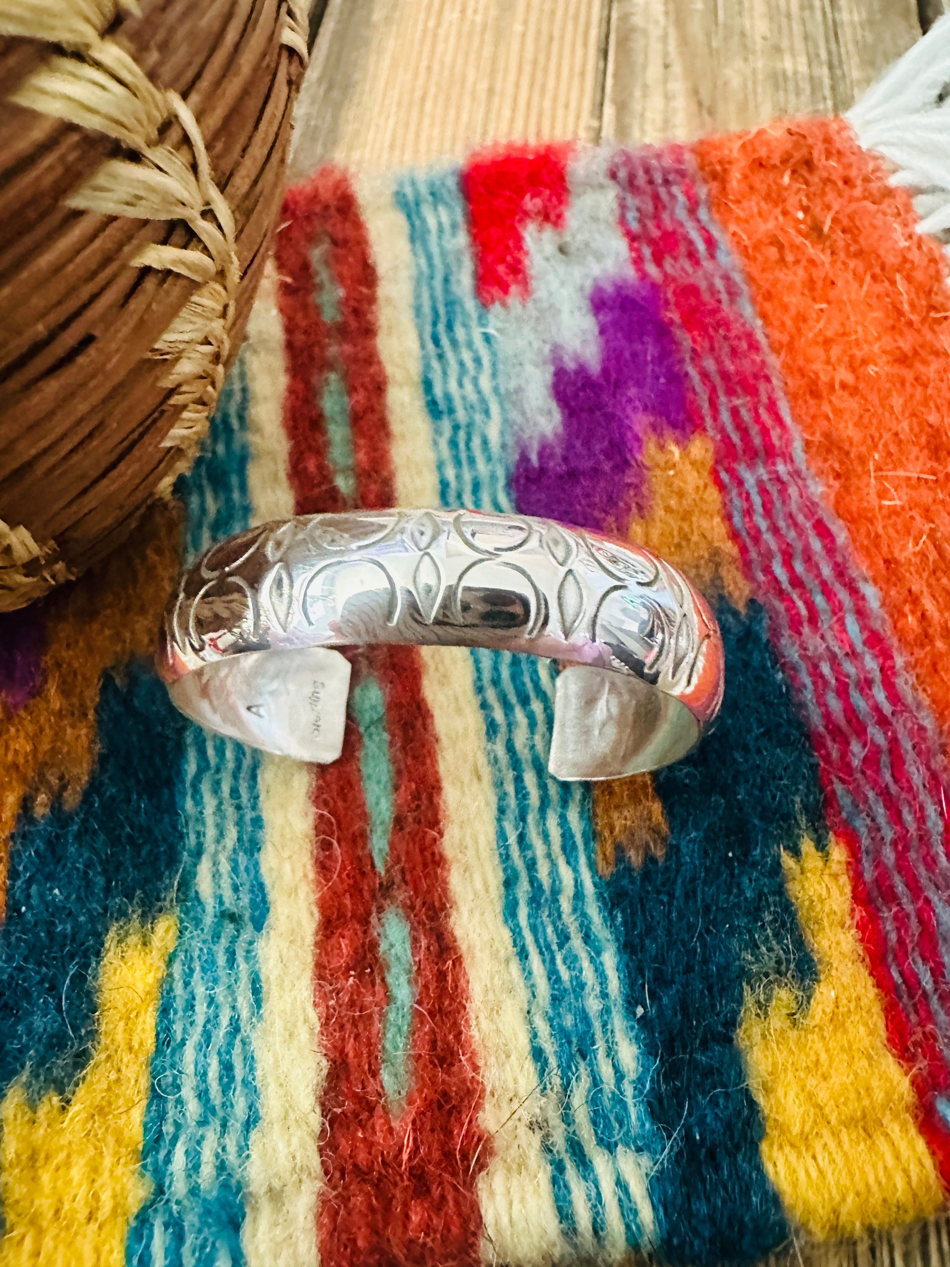 Handcrafted Sterling Silver Baby Cuff Bracelet
