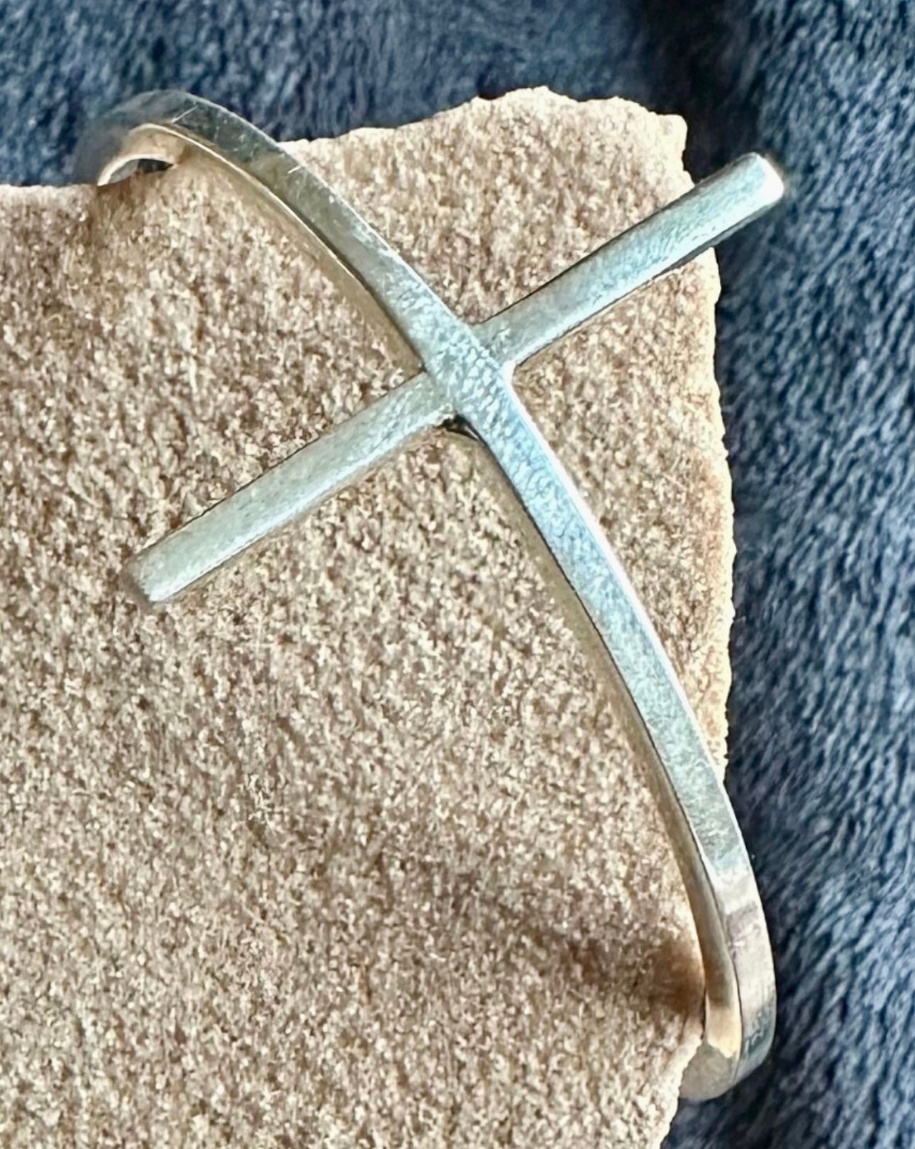 Cruz Cuff Sterling Silver Bracelet