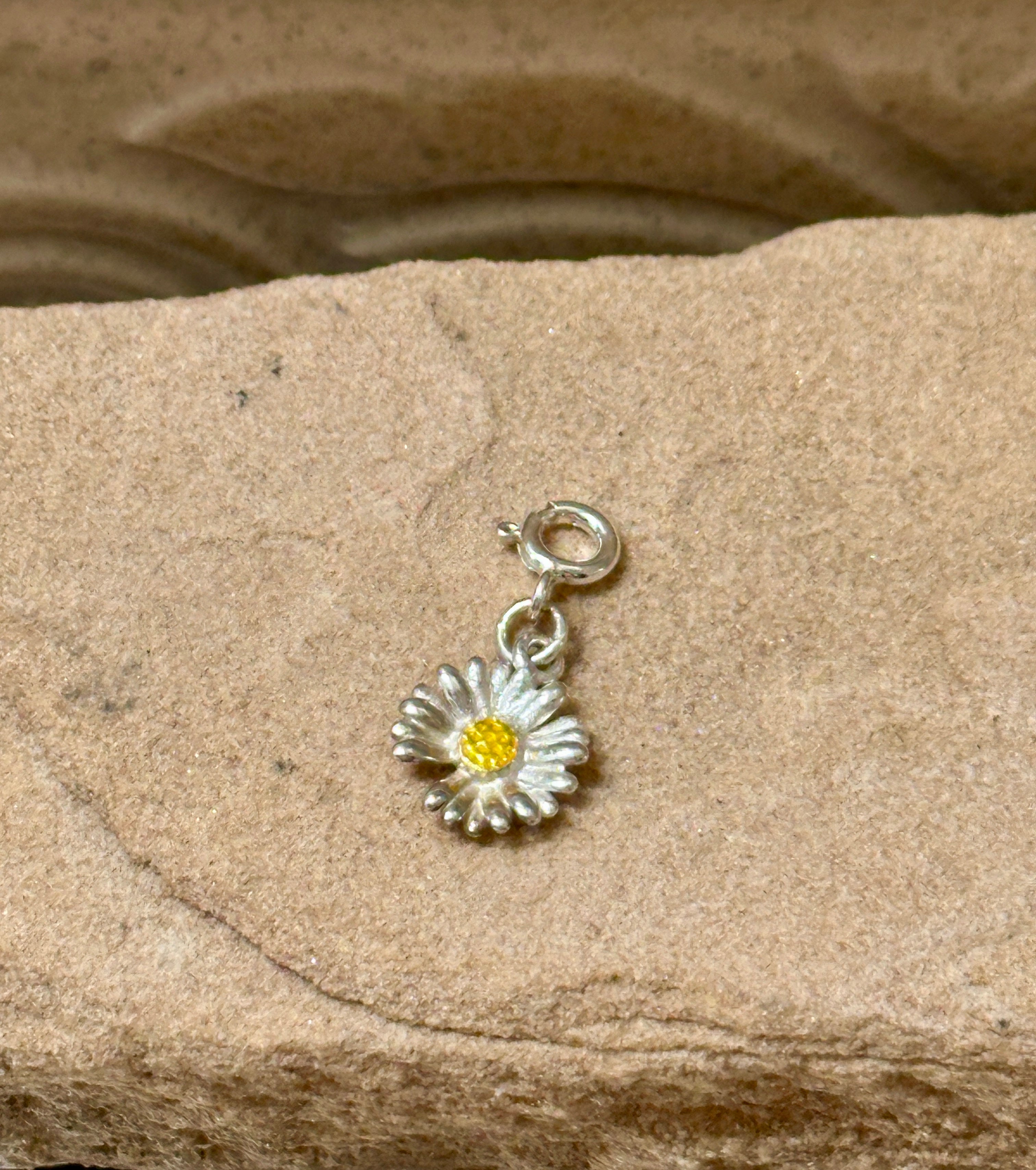 Sterling Silver Daisy Charm