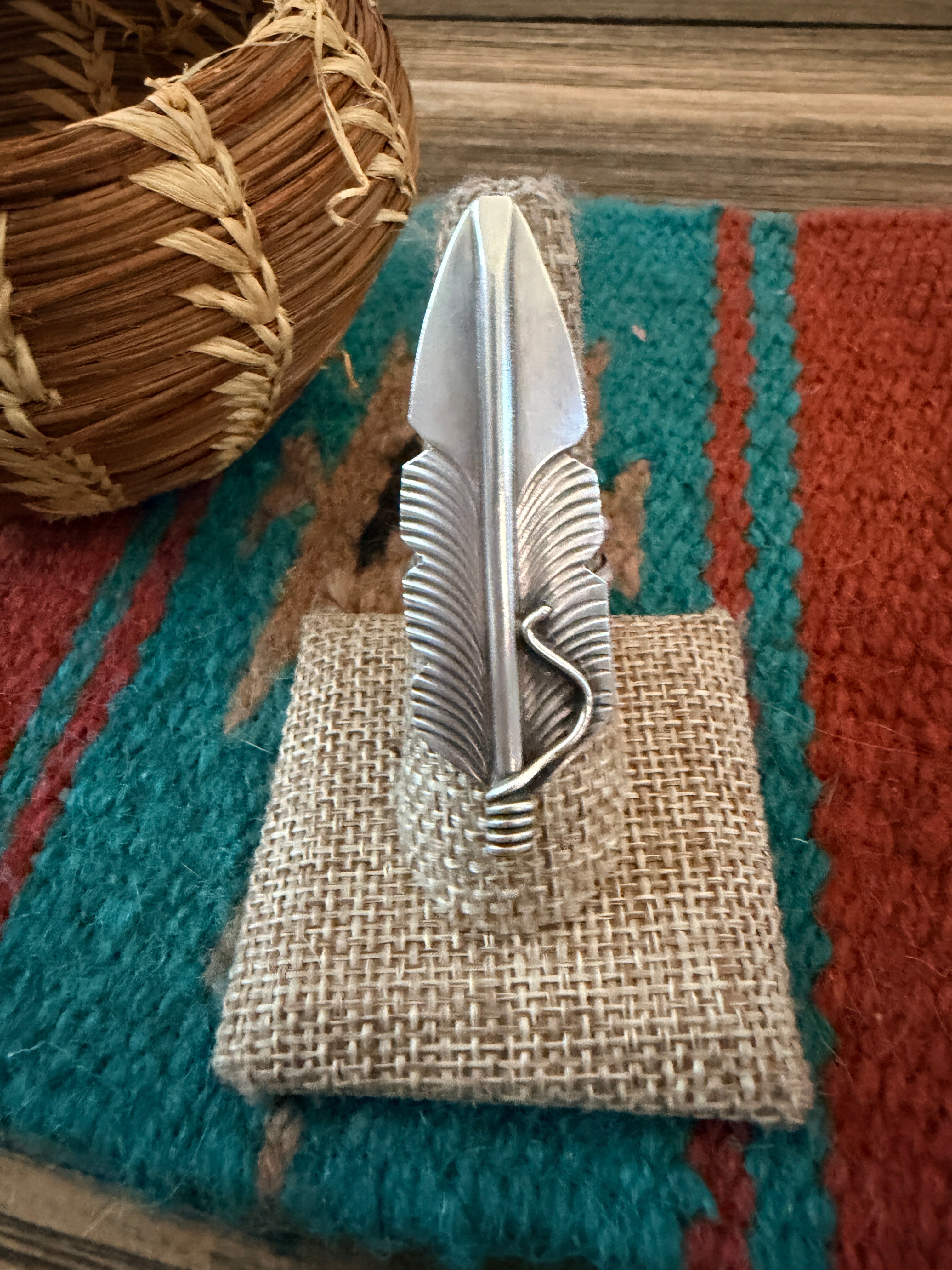 Handcrafted Sterling Silver Feather Ring