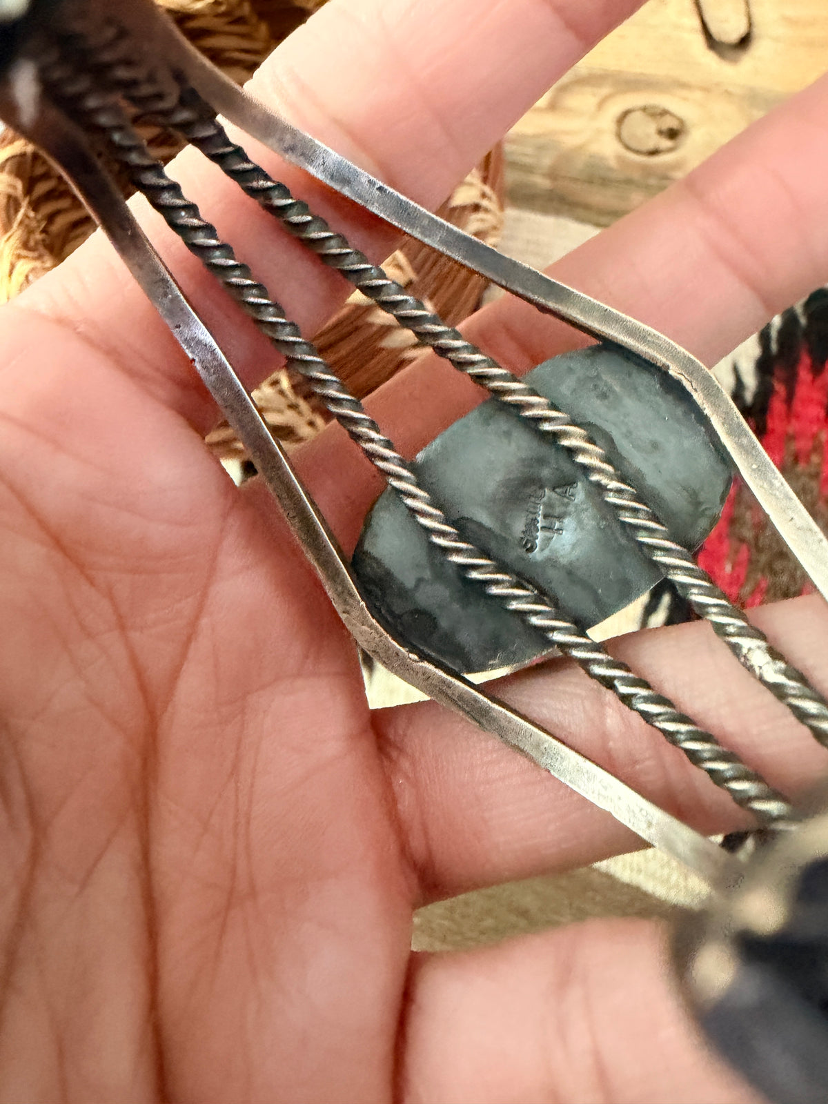 Handcrafted Turquoise & Sterling Silver Cuff Bracelet