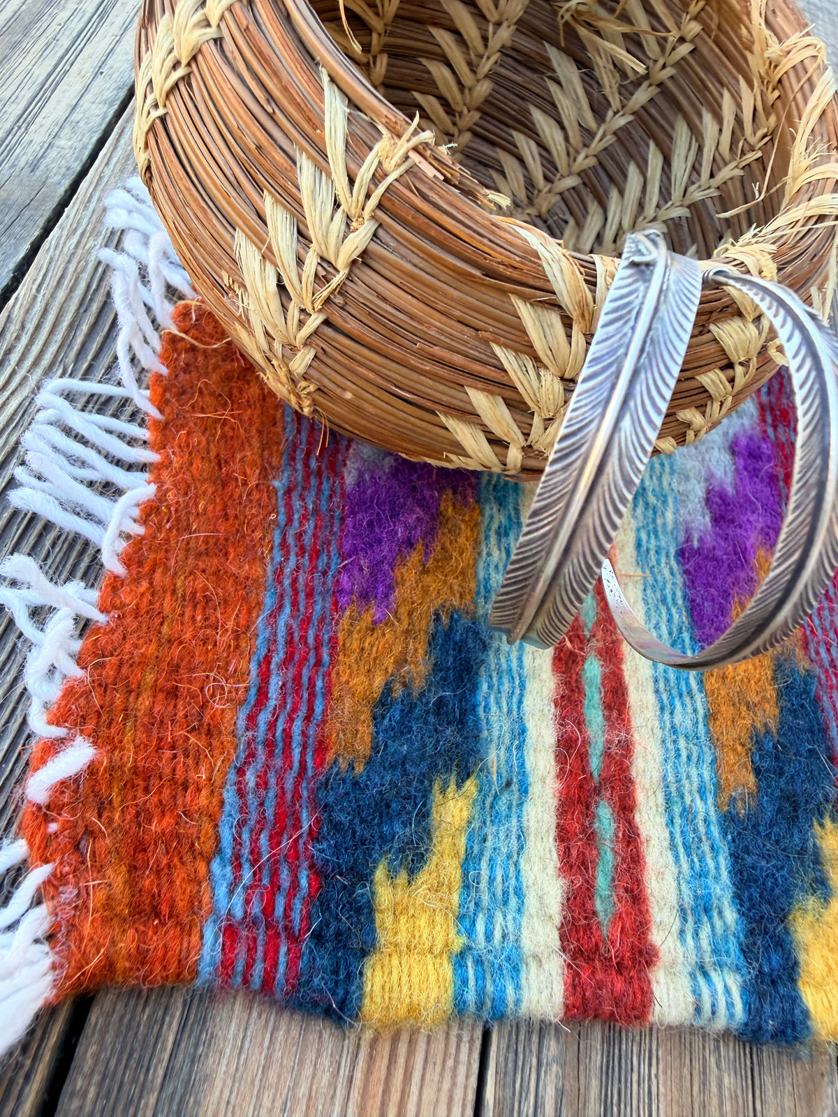 Handcrafted Sterling Silver Feather Hoop Earrings