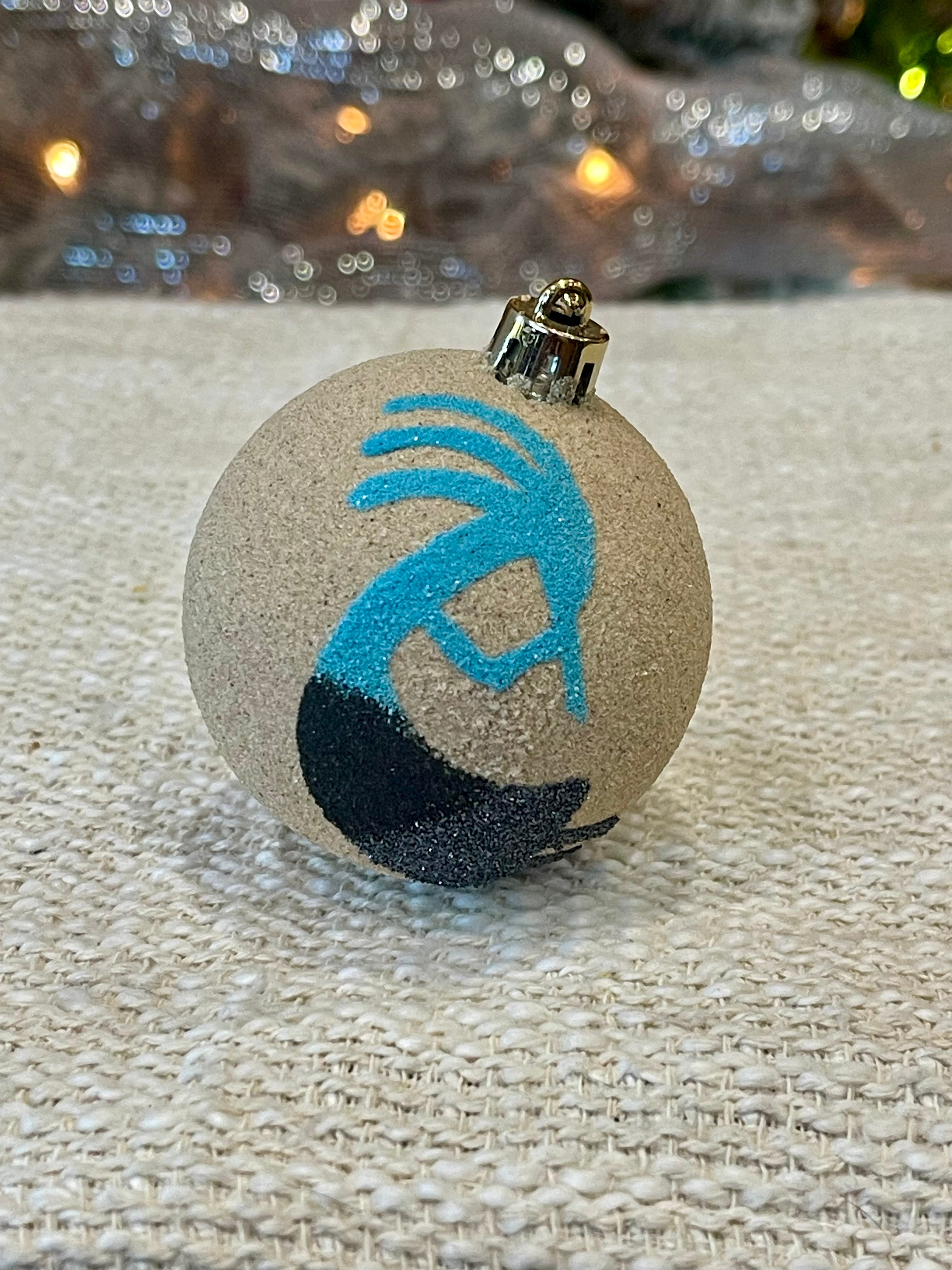 Handcrafted Ceramic Sand Painted Ornament