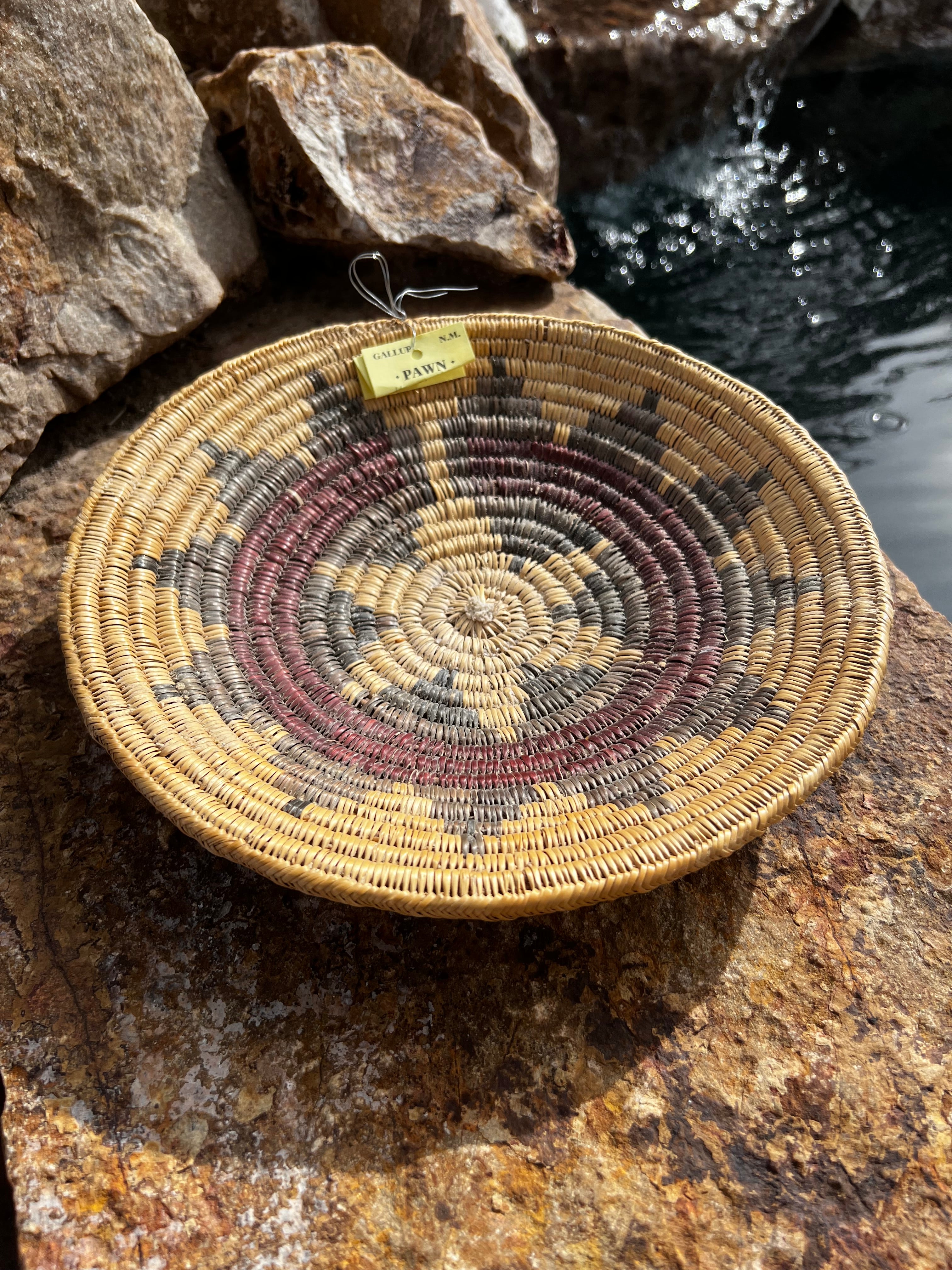 Old Pawn Handcrafted Woven Basket #3