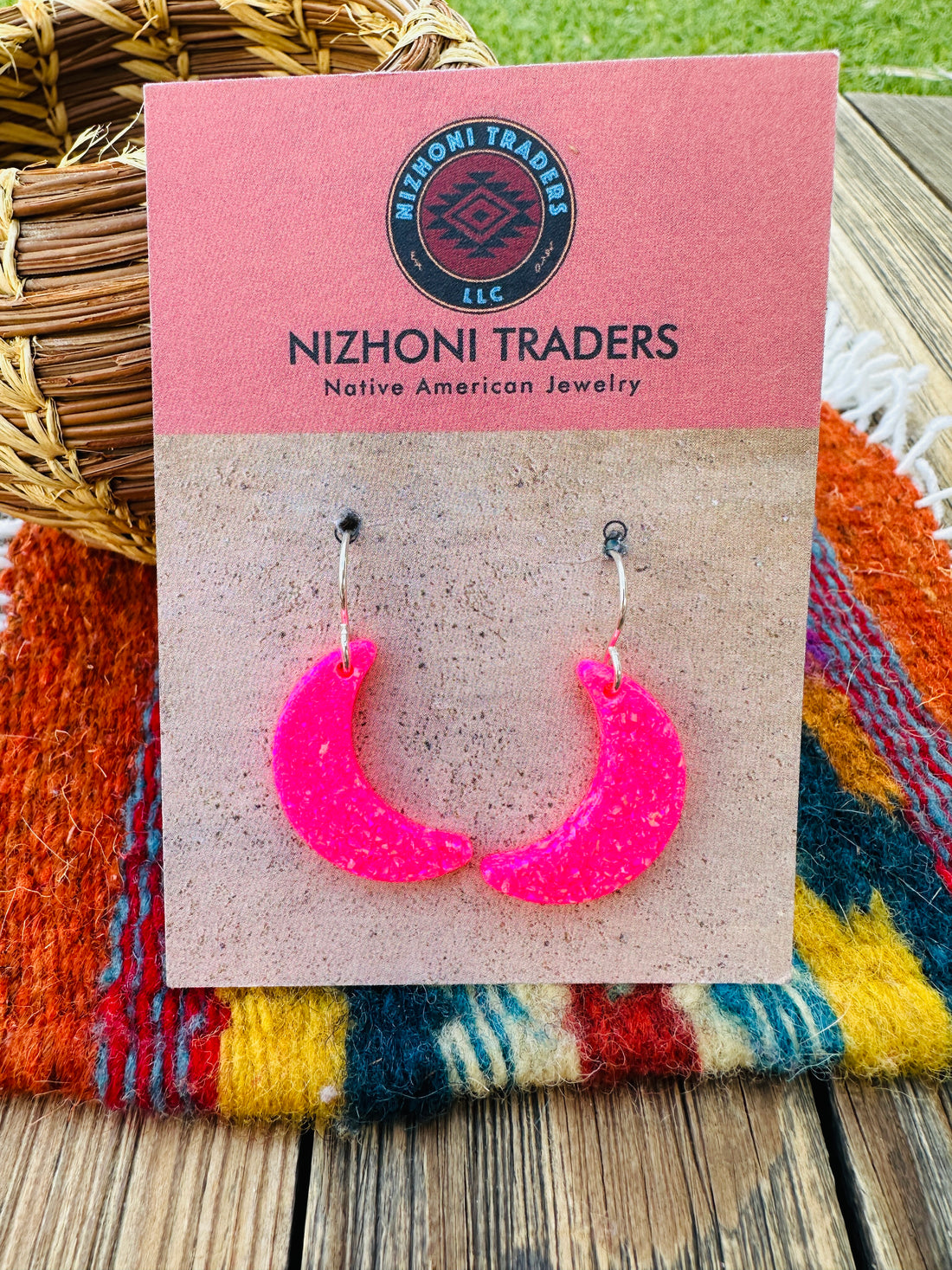 Handcrafted Sterling Silver & Opal Moon Dangle Earrings