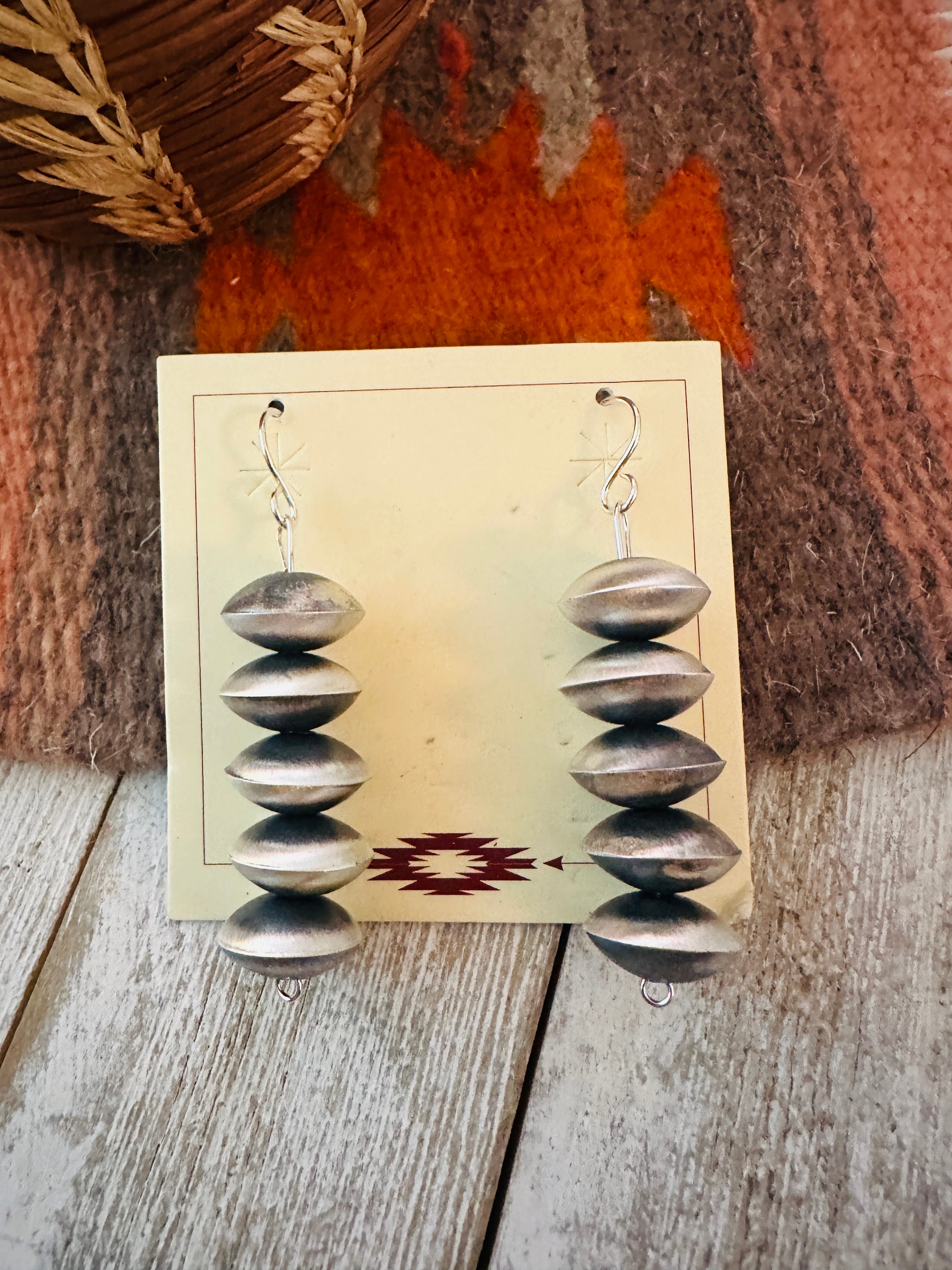 Handcrafted Sterling Silver Pearl Dangle Earrings