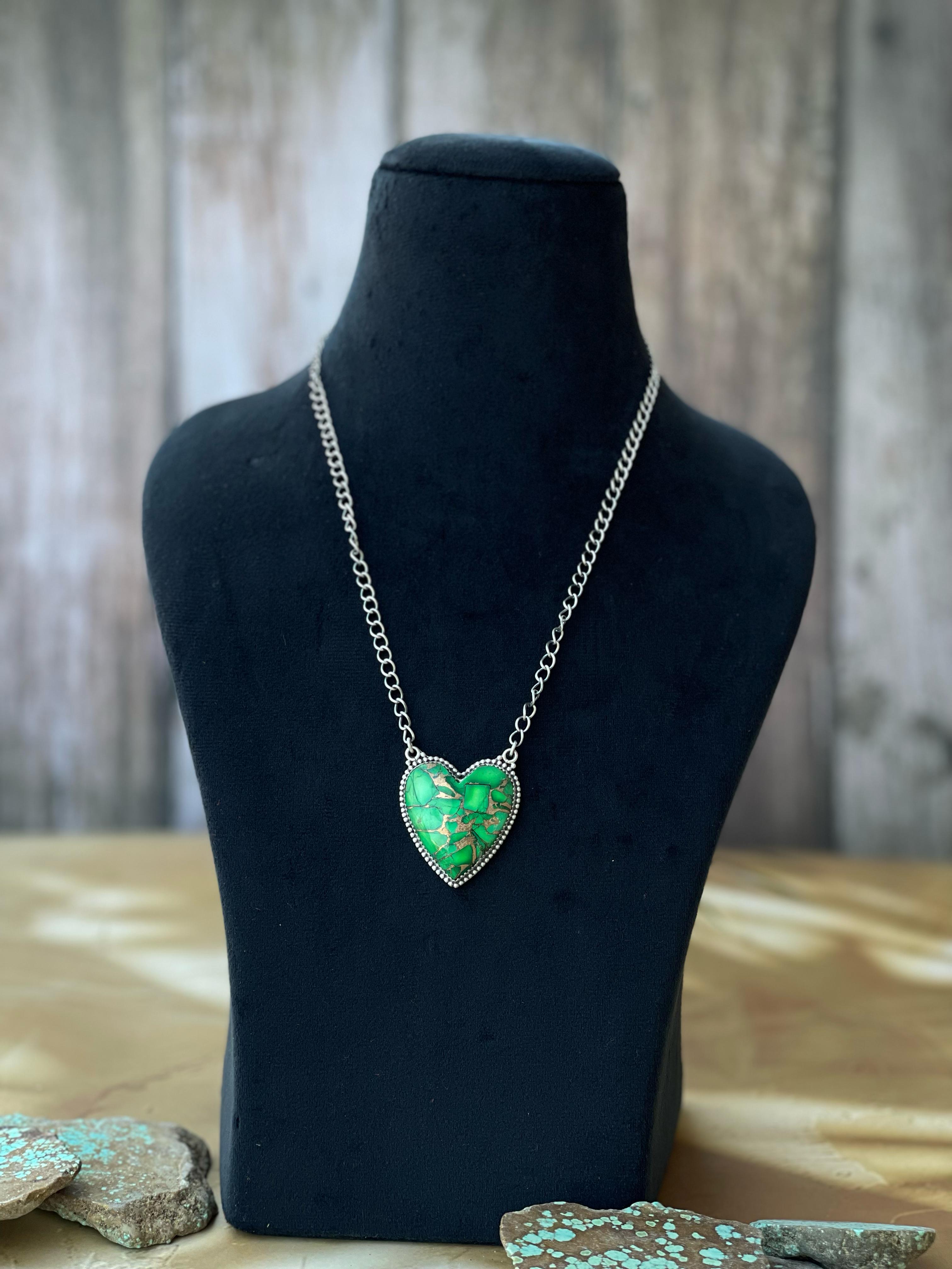 Handmade Sterling Silver Heart Necklaces