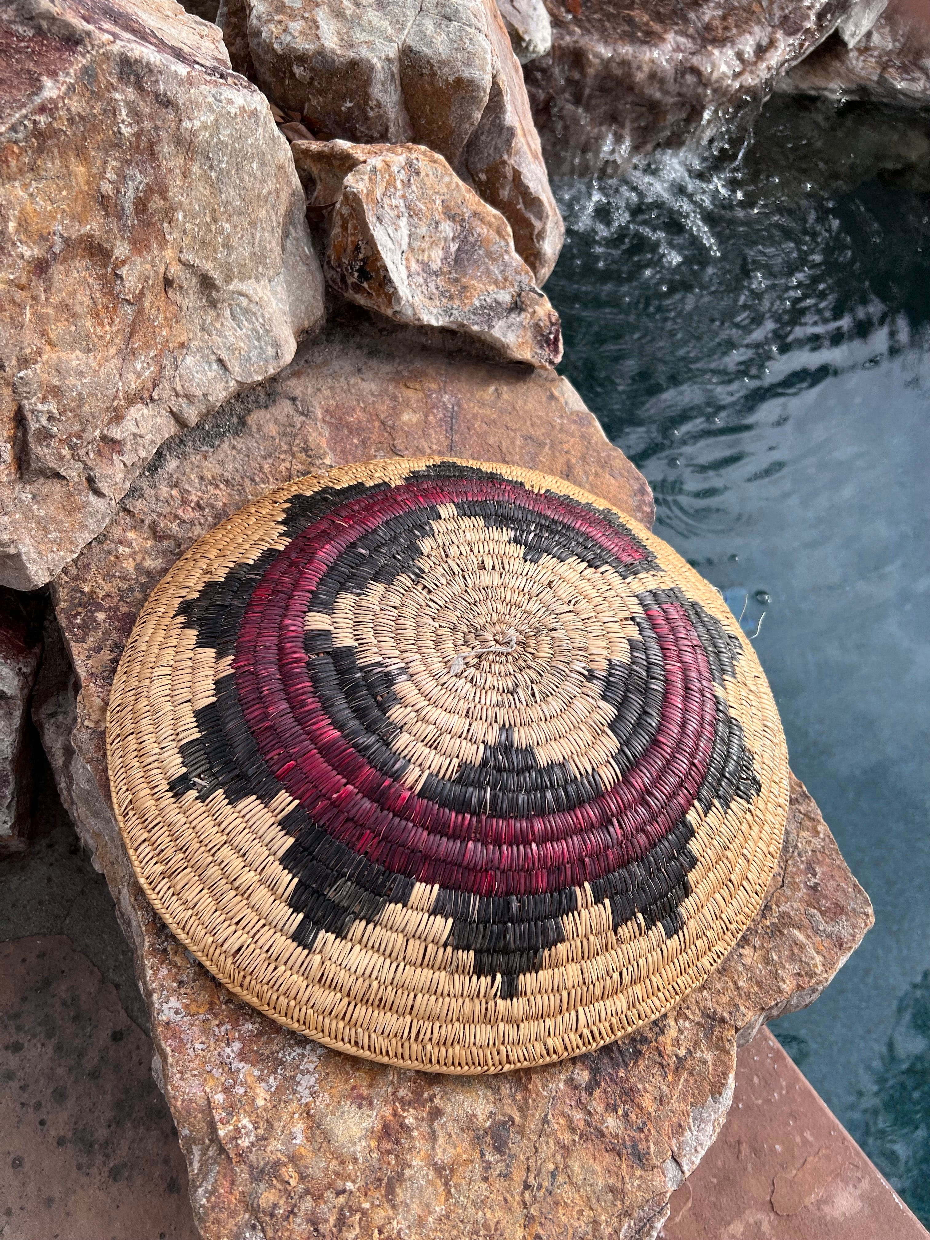 Old Pawn Handcrafted Woven Basket #8