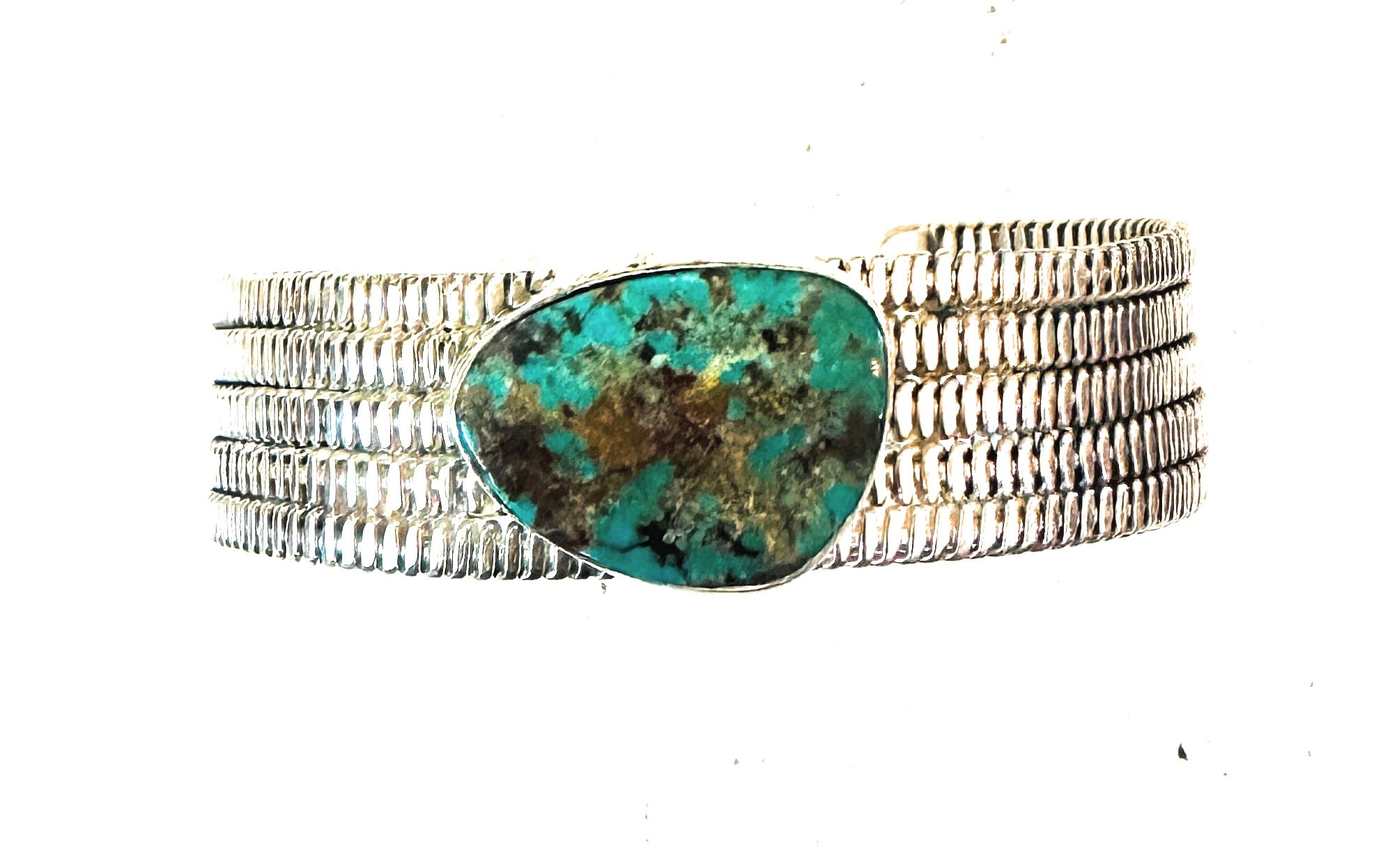 Navajo Royston Turquoise & Sterling Silver Cuff Bracelet