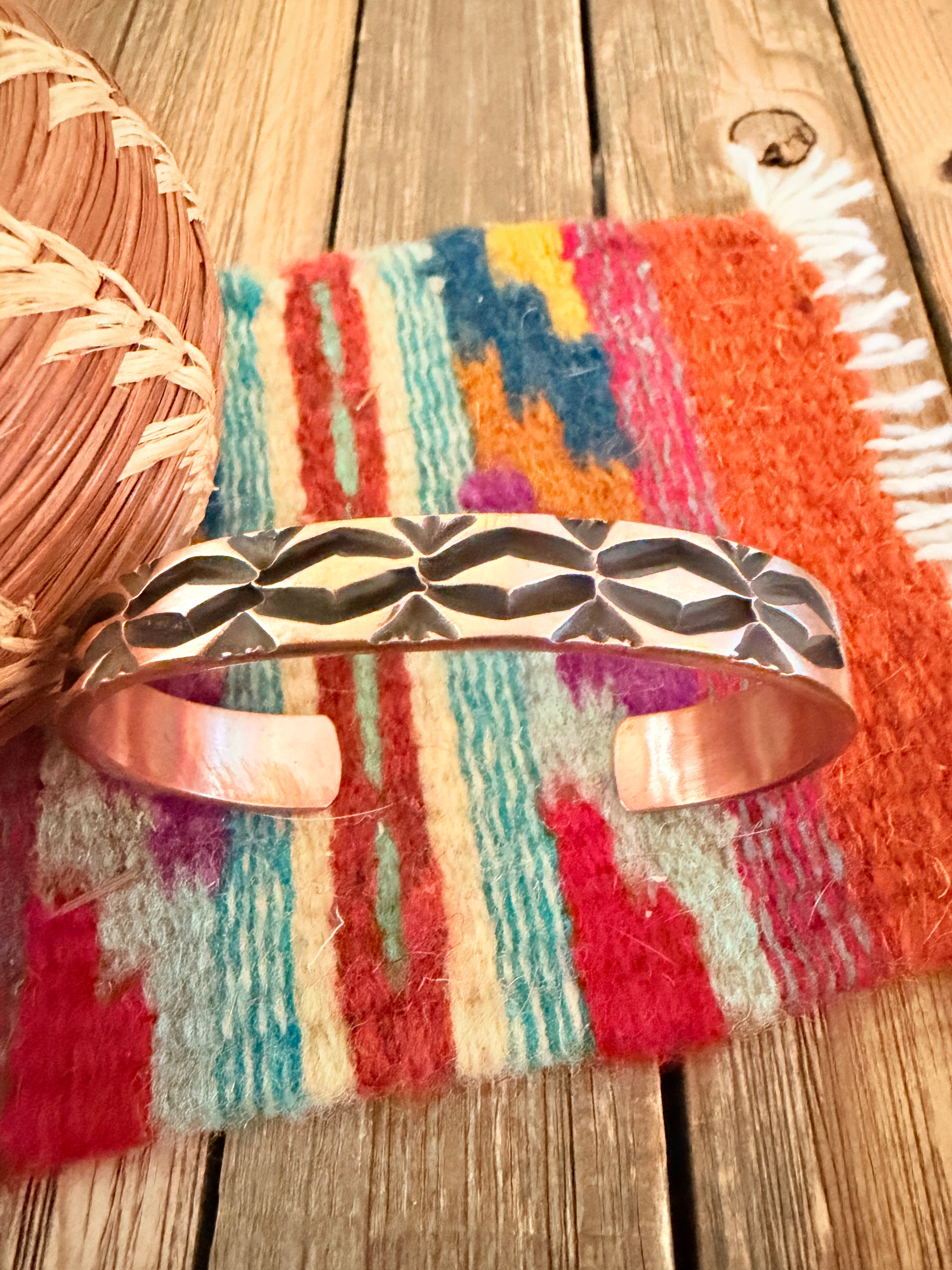 Handcrafted Copper Cuff Bracelet Jake Tahe