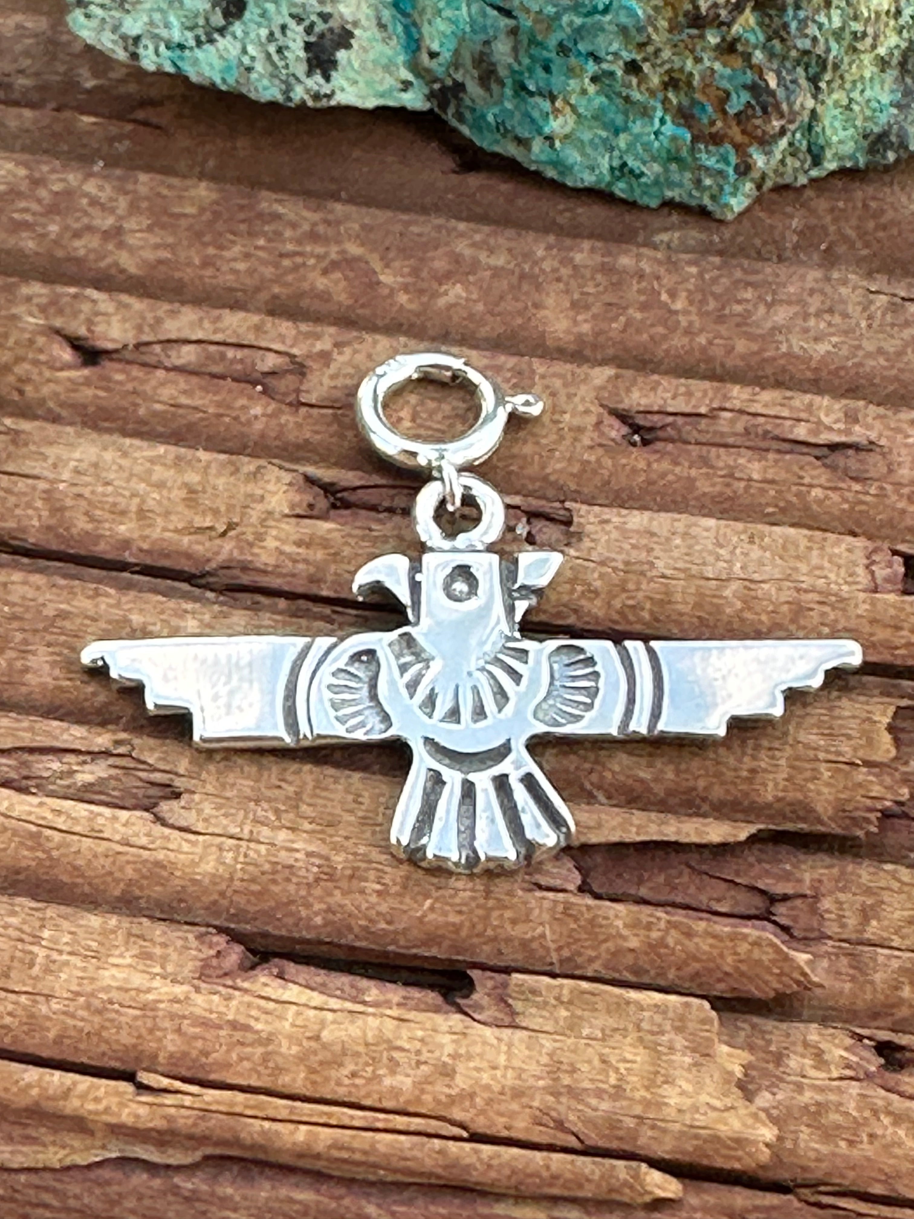 Navajo Crafted Sterling Silver Kachina  Charm