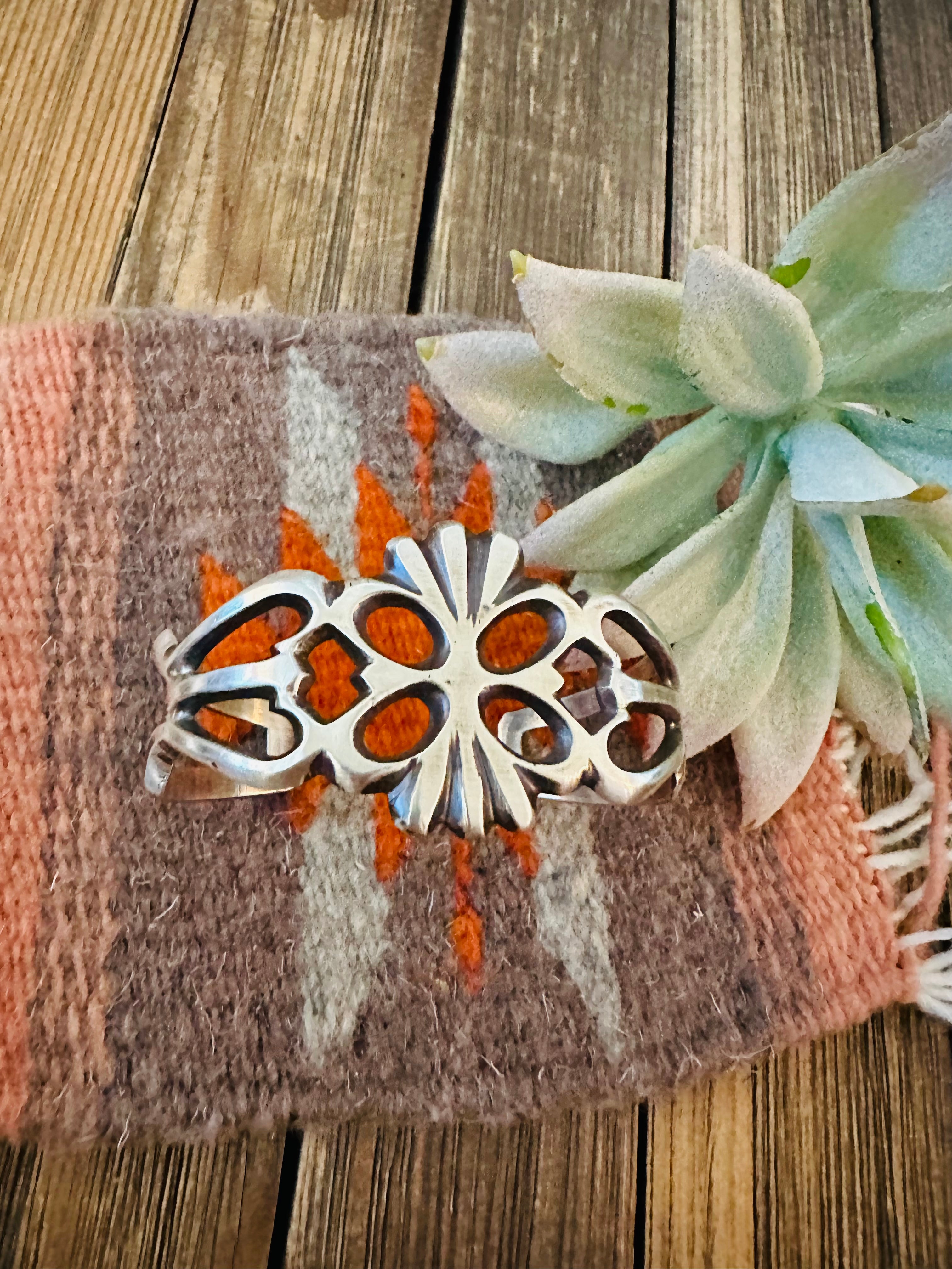 Navajo Sterling Silver Cuff Bracelet