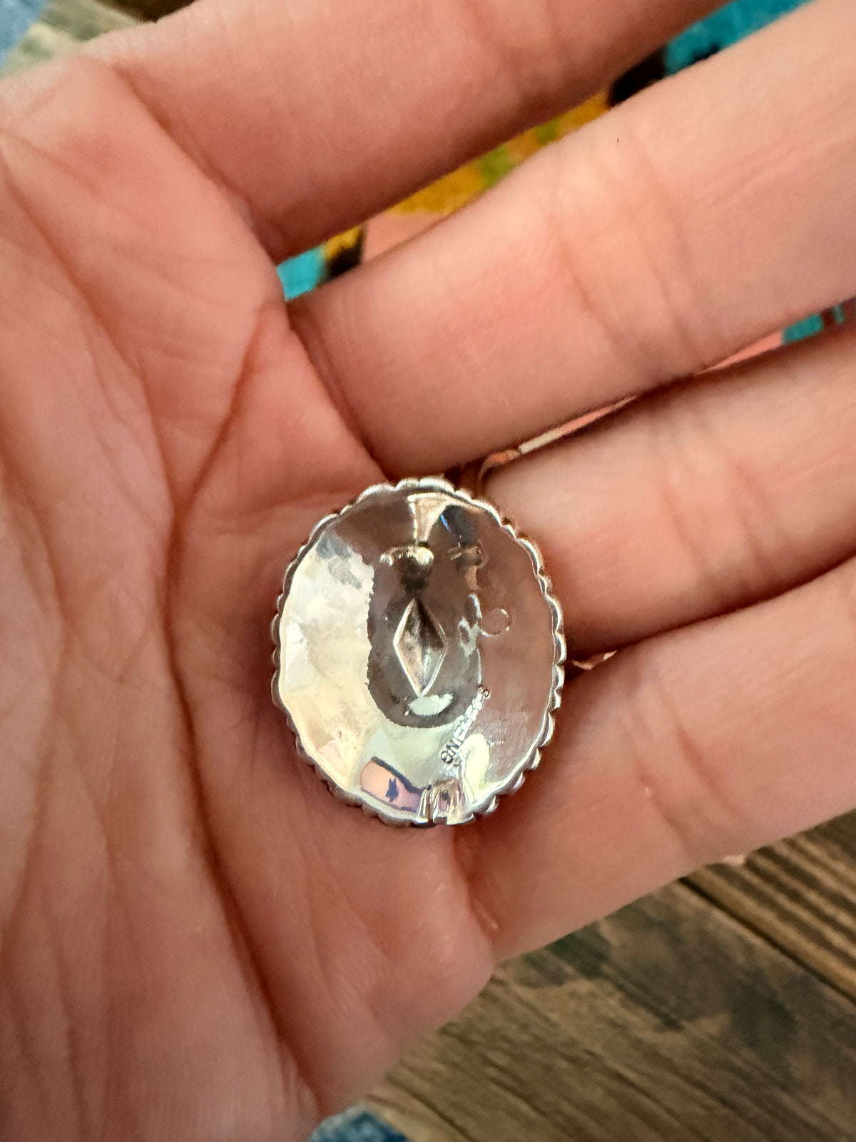 Handcrafted Sterling Silver Concho Post Earrings