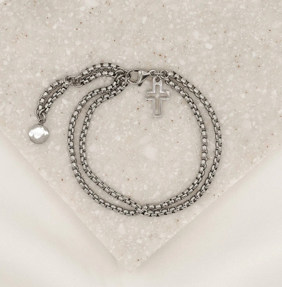 Filled By Faith Chain Bracelet