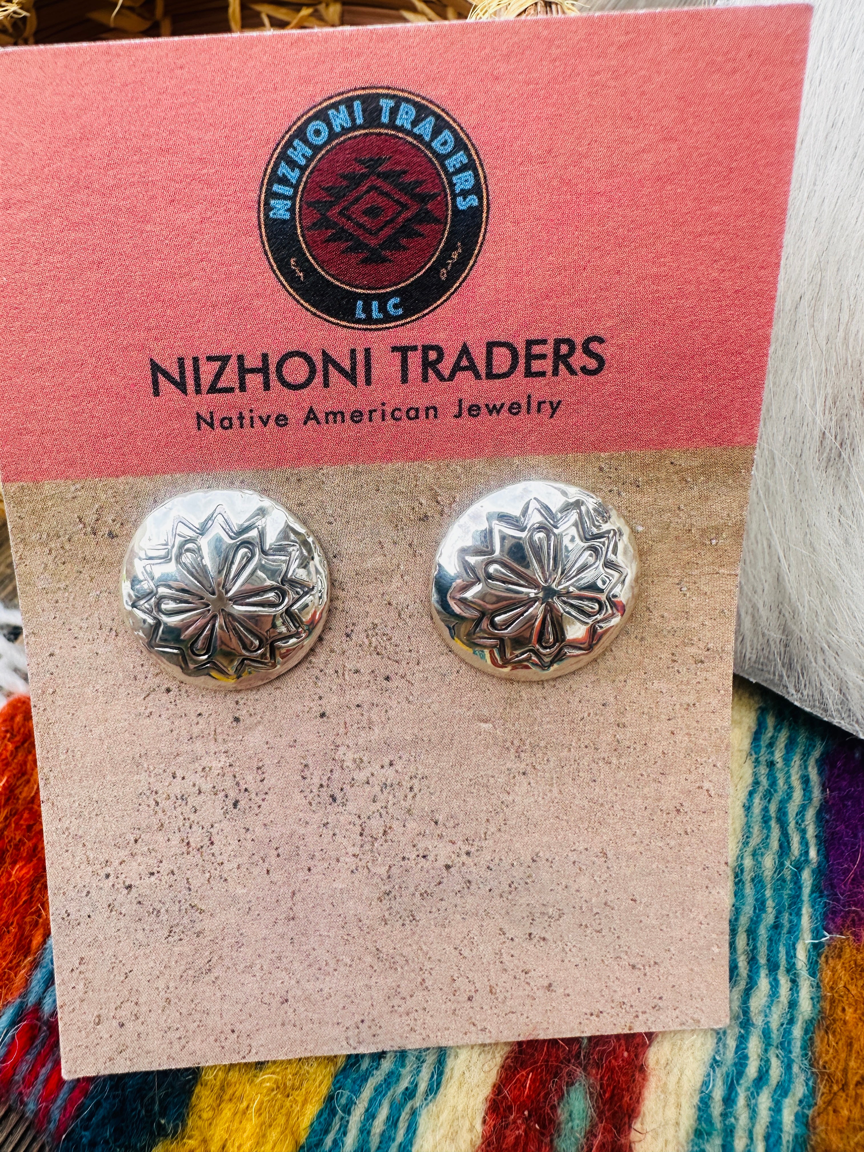 Handcrafted Turquoise & Sterling Silver Necklace and Earring Set