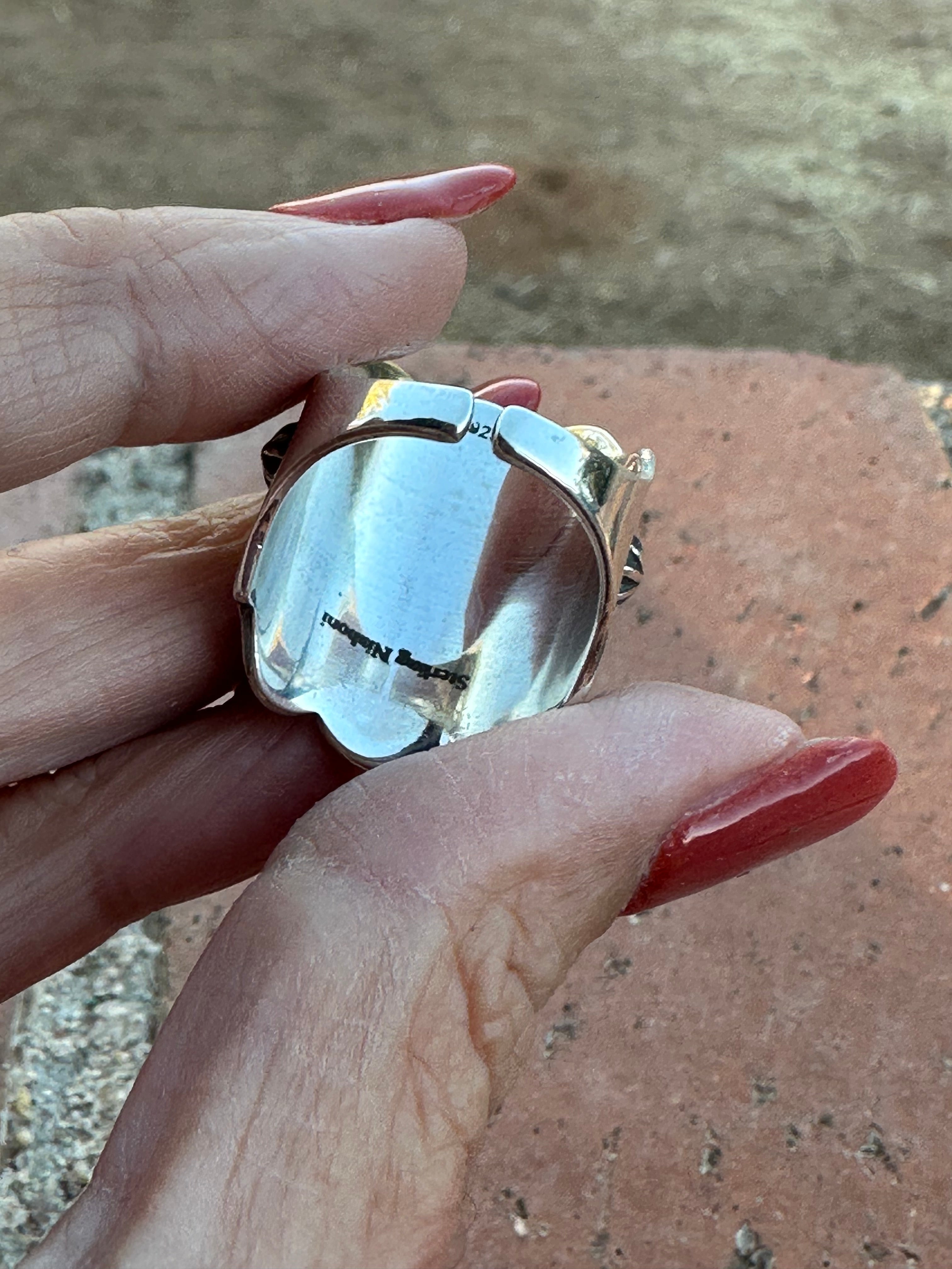 El Moro Handmade Sterling Silver Adjustable Ring