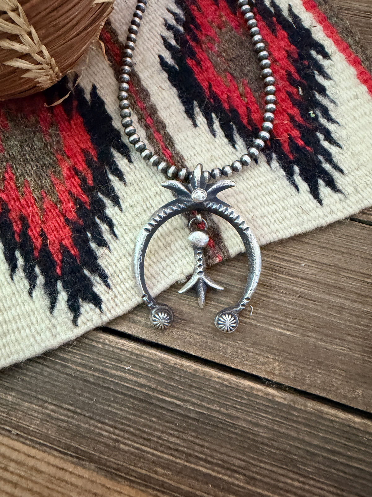 Handcrafted Sterling Silver Naja Pendant by Martha Cayatineto