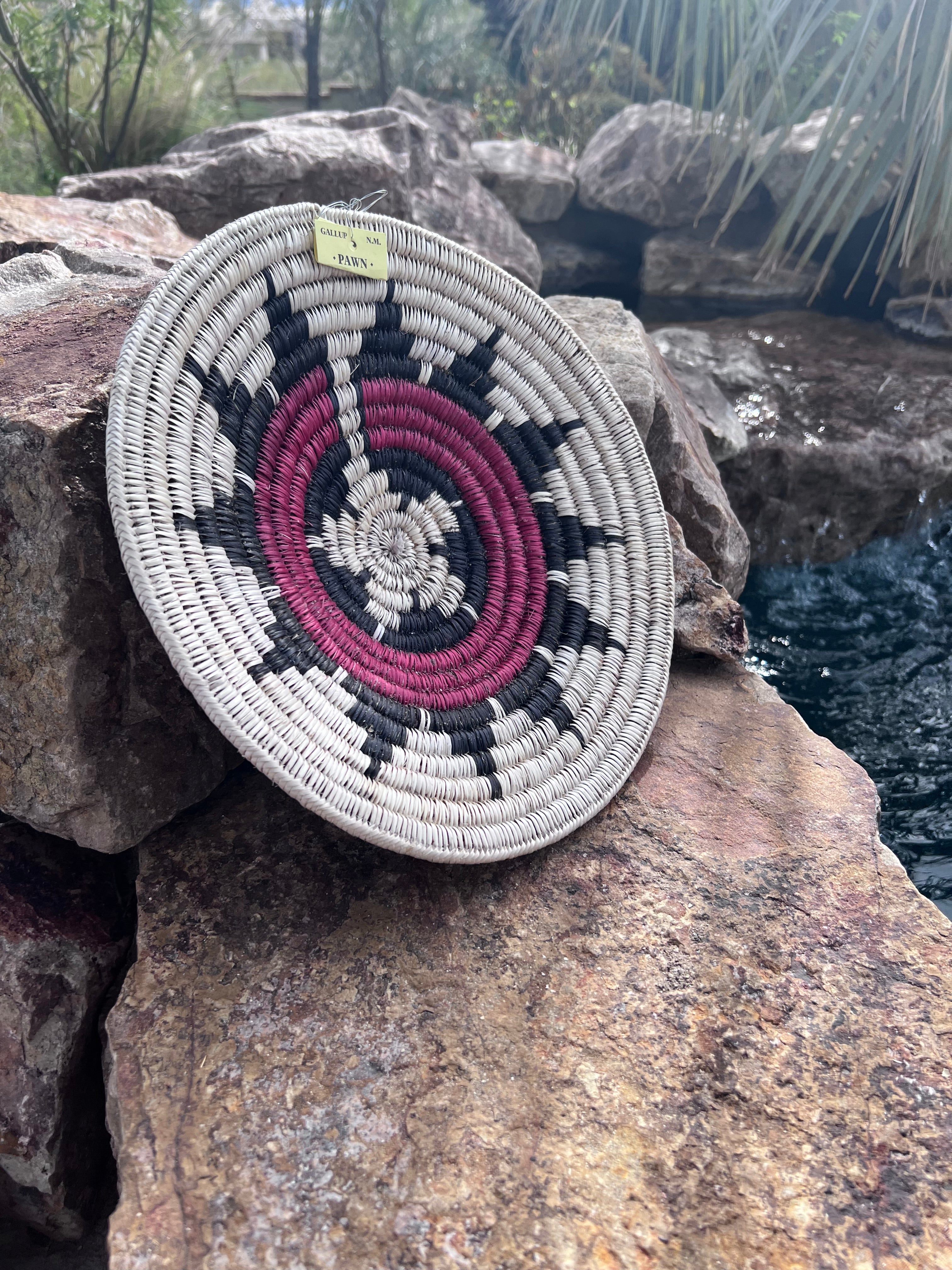 Old Pawn Handcrafted Woven Basket  #13