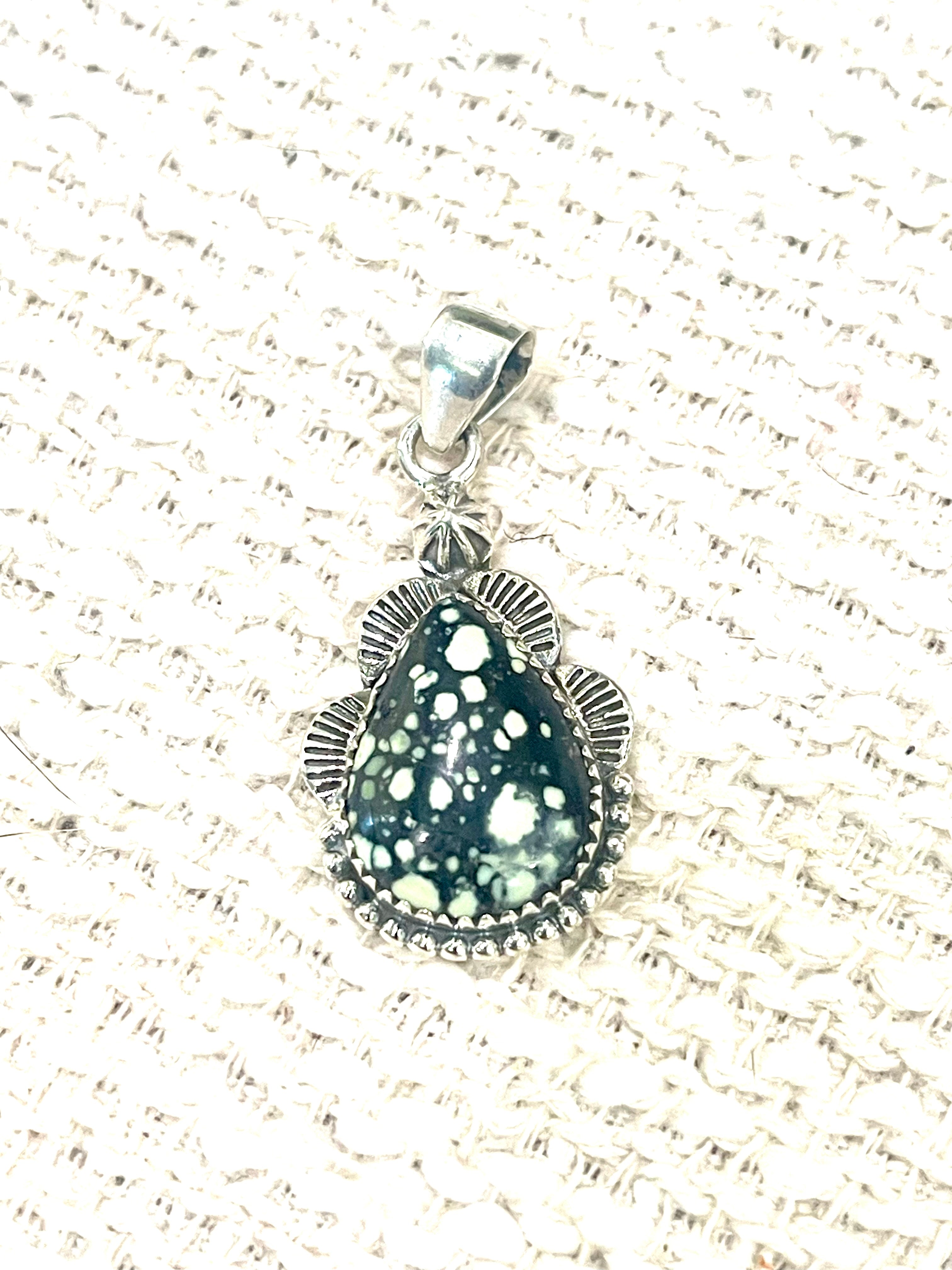 Handcrafted Sterling Silver & Variscite Pendant